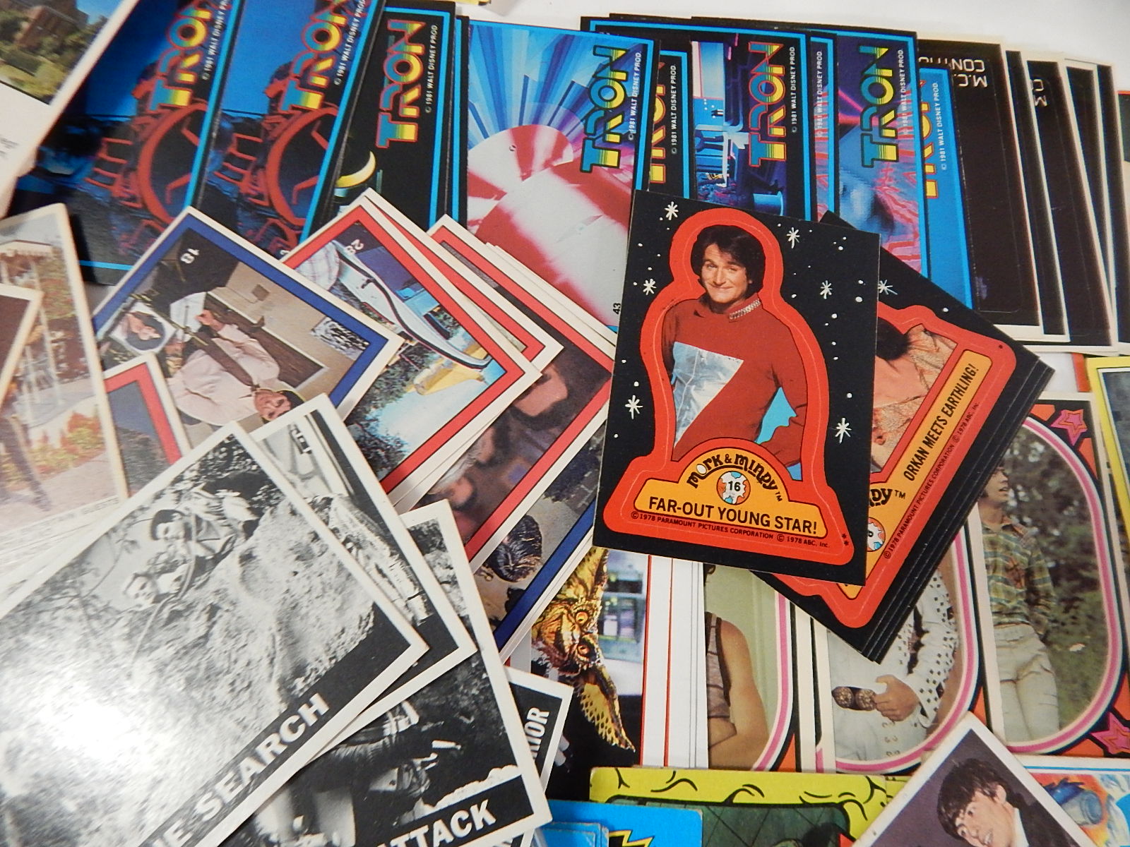Non-Sport Trading Cards with "Star Wars", "Planet of the Apes" and More