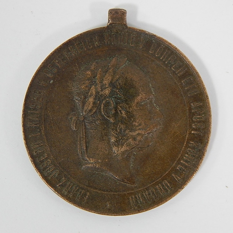 1873 Austria-Hungary "Kriegsmedaille" War Service Medal