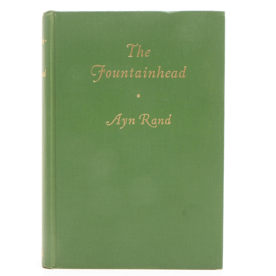 1943 Early Edition "The Fountainhead" by Ayn Rand