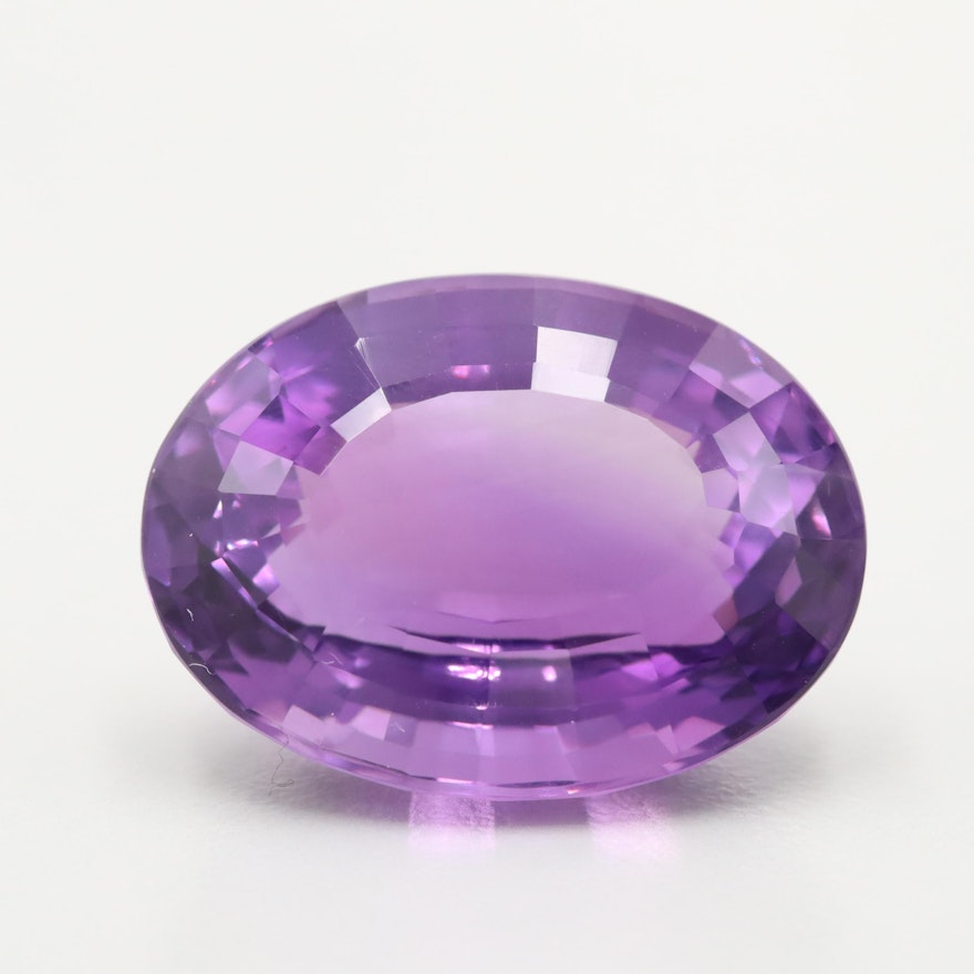 Loose 28.89 CT Amethyst Gemstone