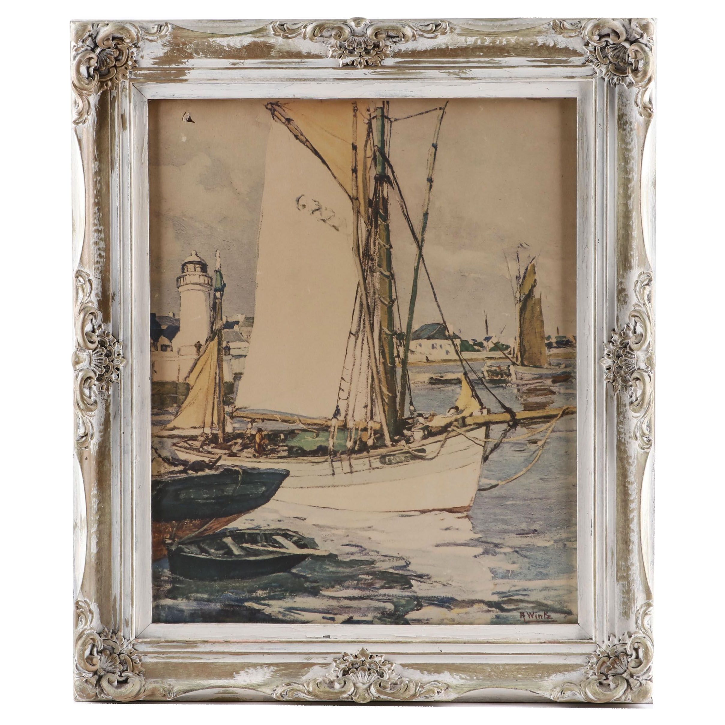 Offset Lithograph after A. Wintz