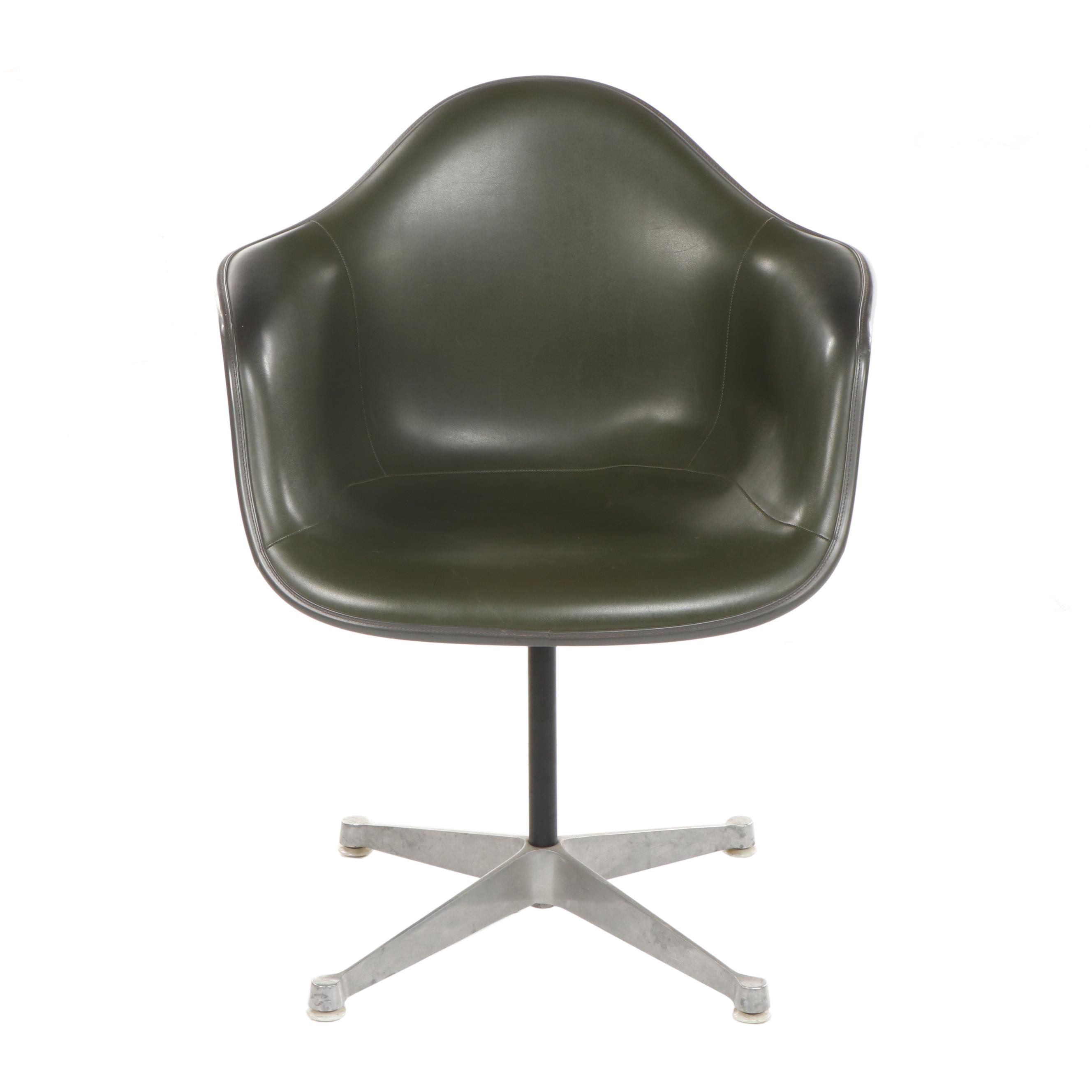 Charles and Ray Eames for Herman Miller Upholstered Fiberglass Chair
