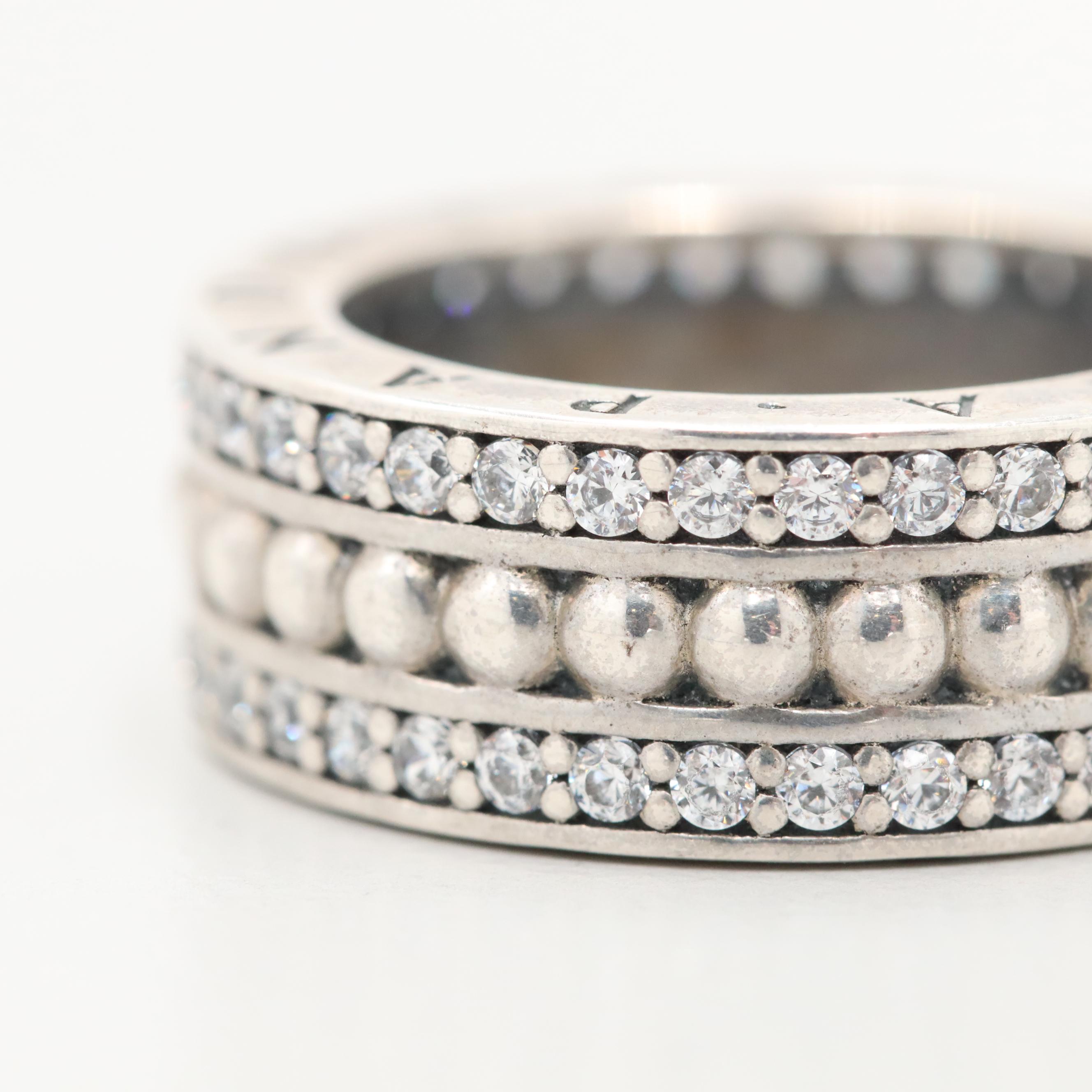 Pandora Sterling Silver Cubic Zirconia Ring