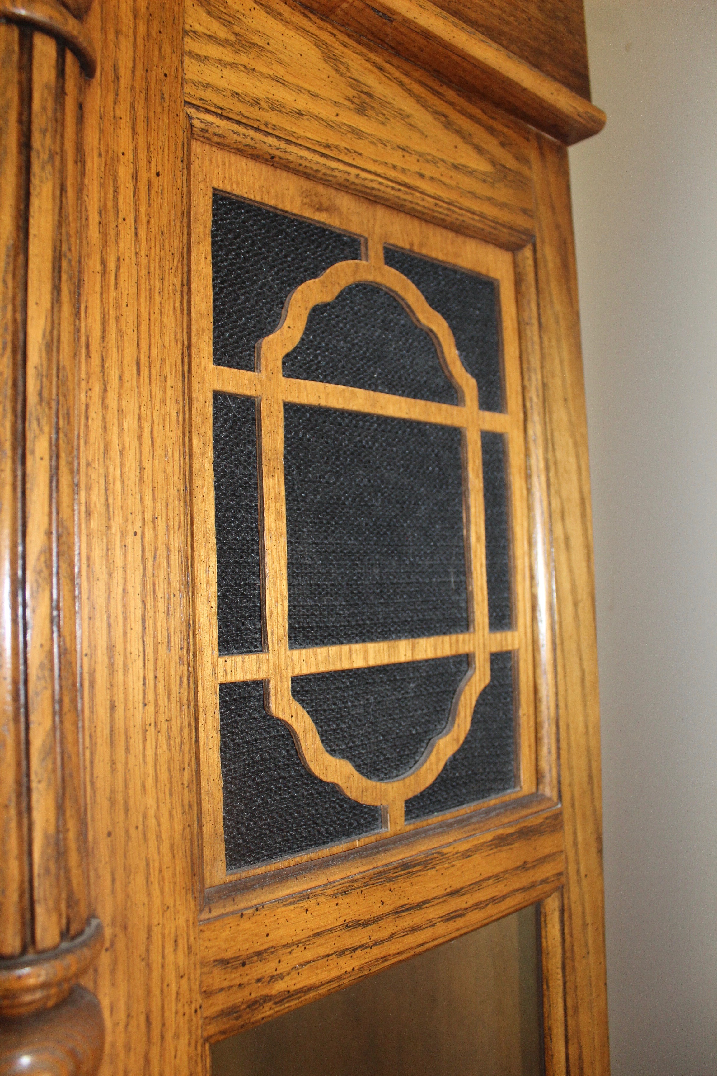 Howard Miller Oak Triple Chime Grandfather Clock