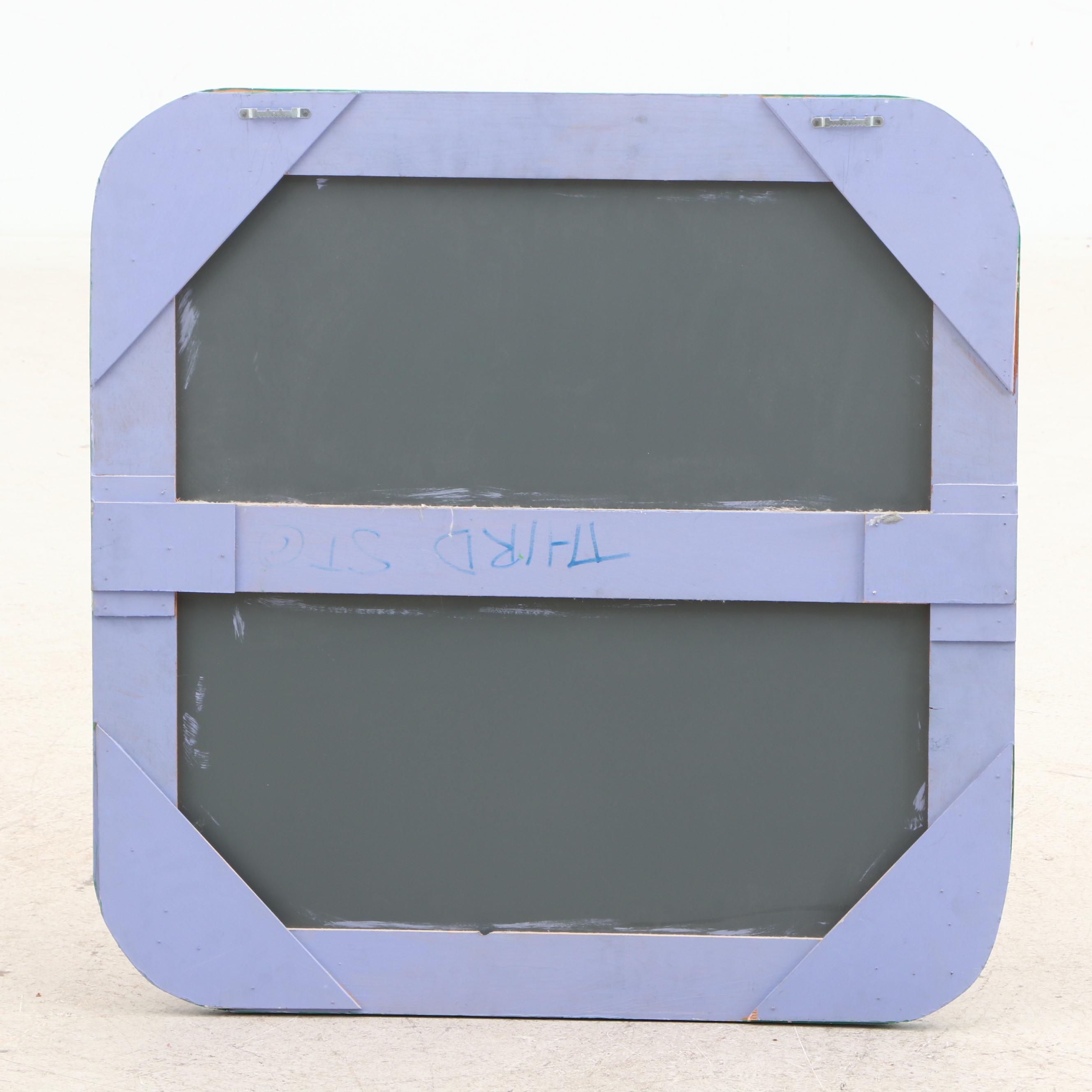 Abstract Hand-Painted Wall Mirror