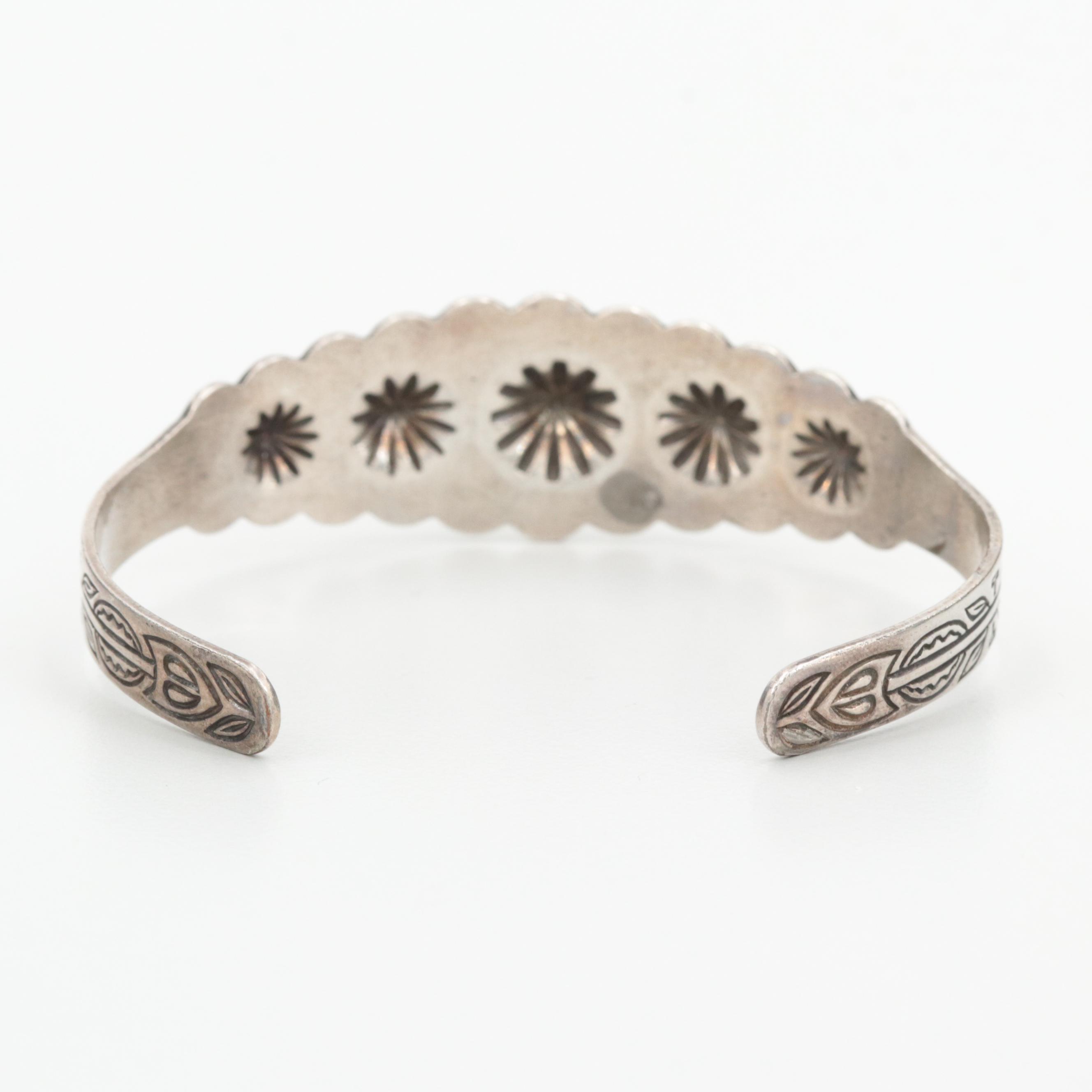 Silver Tone Cuff Bracelet