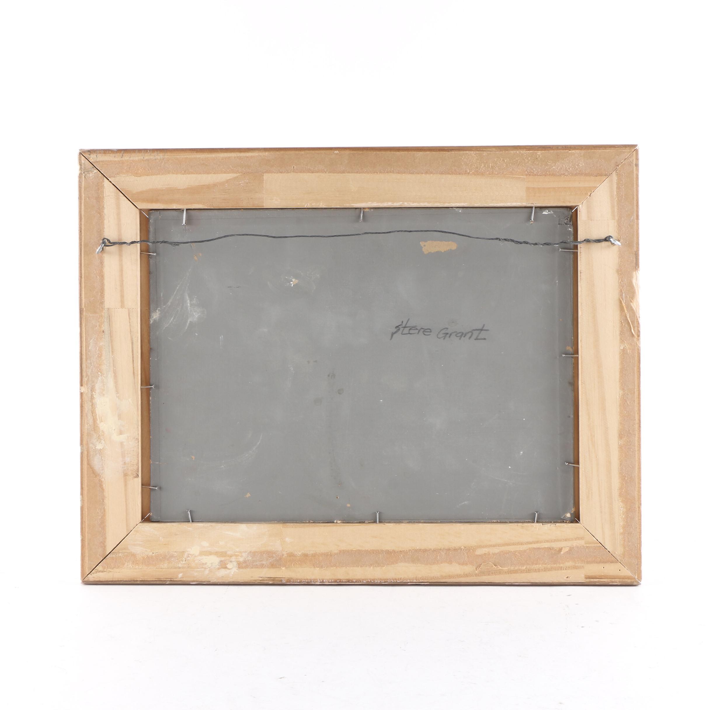 Stere Grant Oil Painting of Man with Steer