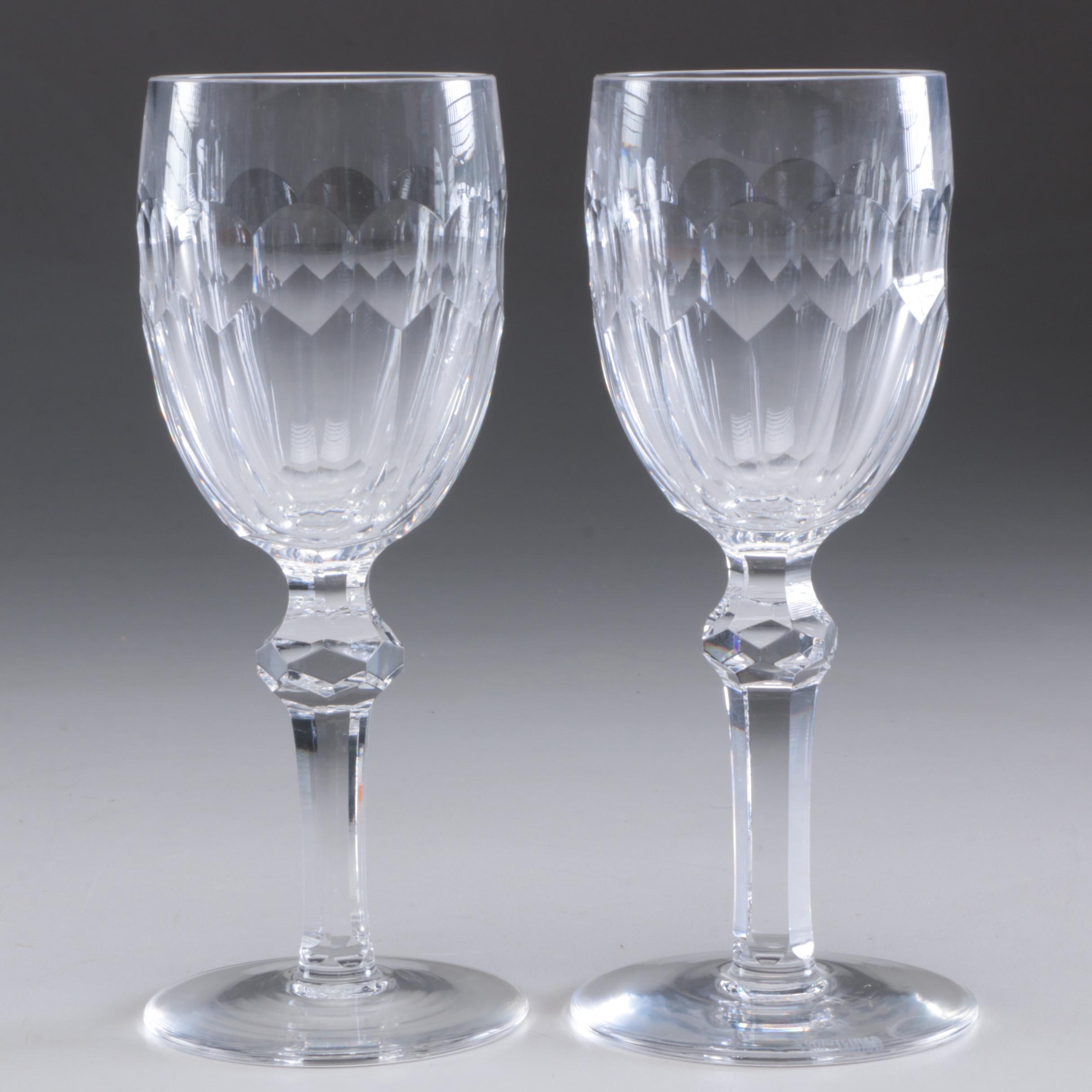 Waterford Crystal "Curraghmore" Sherry Glasses and Mikasa "Park Lane" Glasses