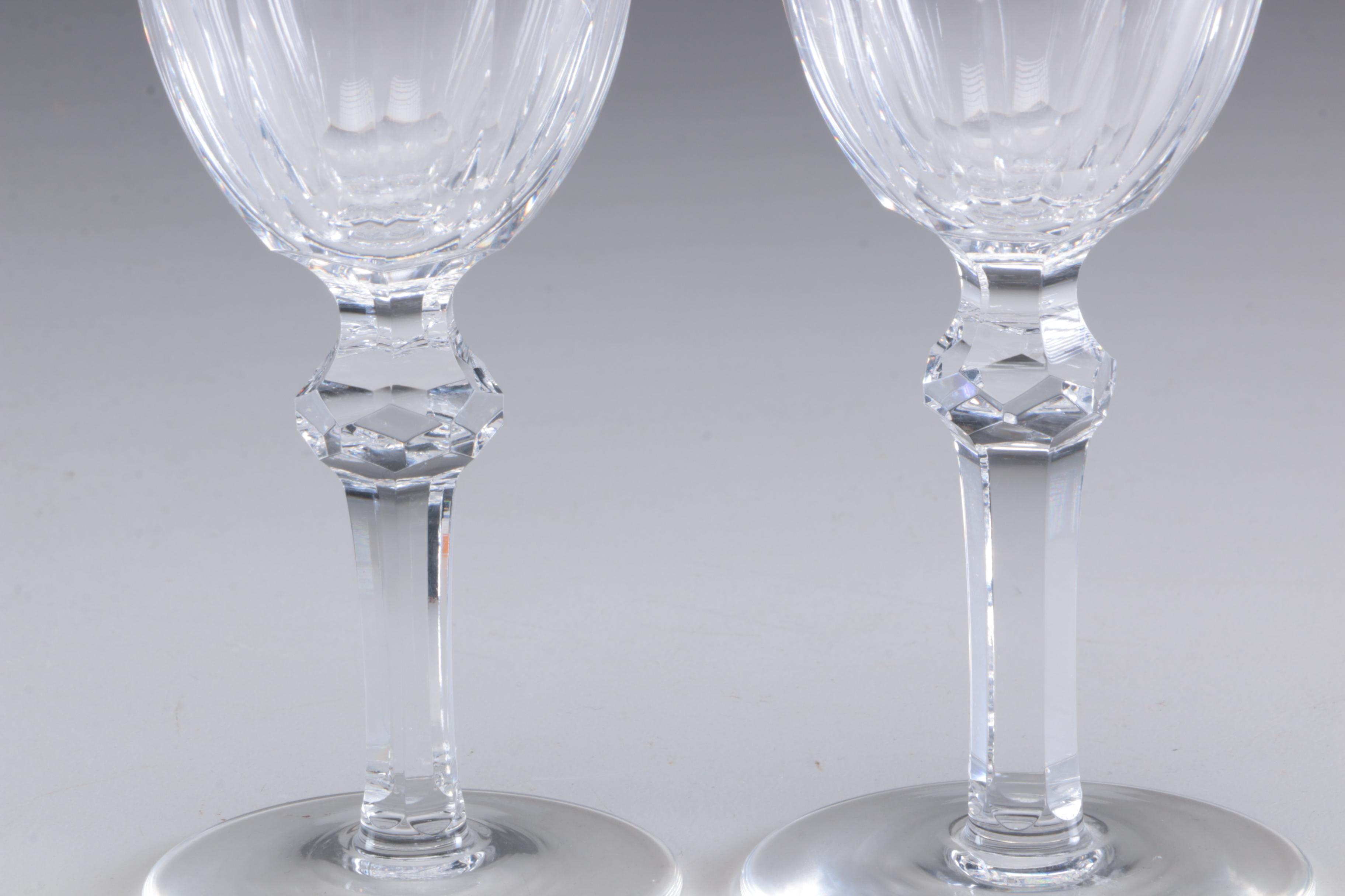 Waterford Crystal "Curraghmore" Sherry Glasses and Mikasa "Park Lane" Glasses
