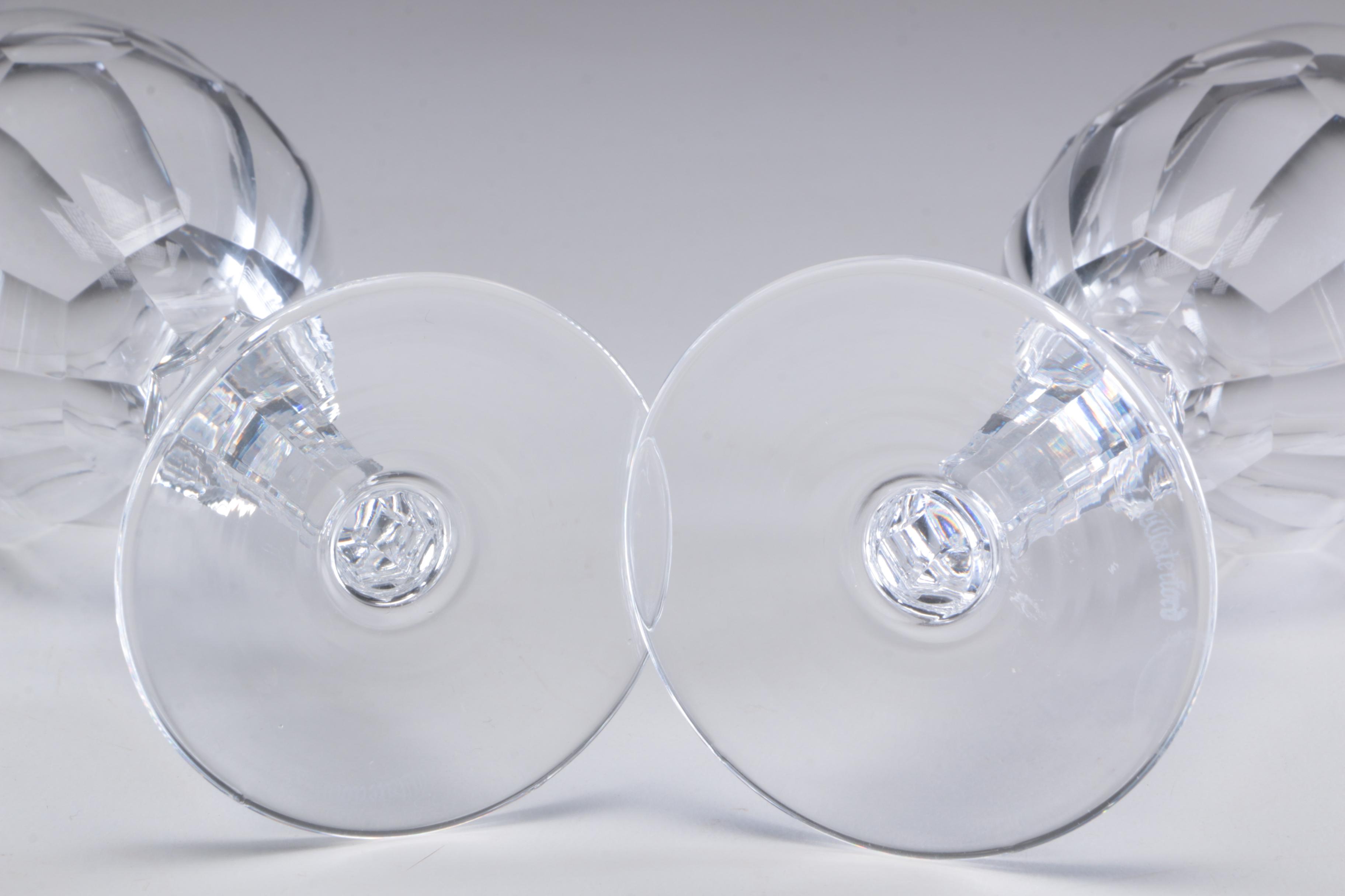 Waterford Crystal "Curraghmore" Sherry Glasses and Mikasa "Park Lane" Glasses