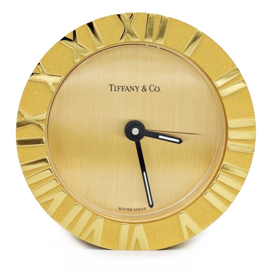 Tiffany & Co. "Atlas" Alarm Clock