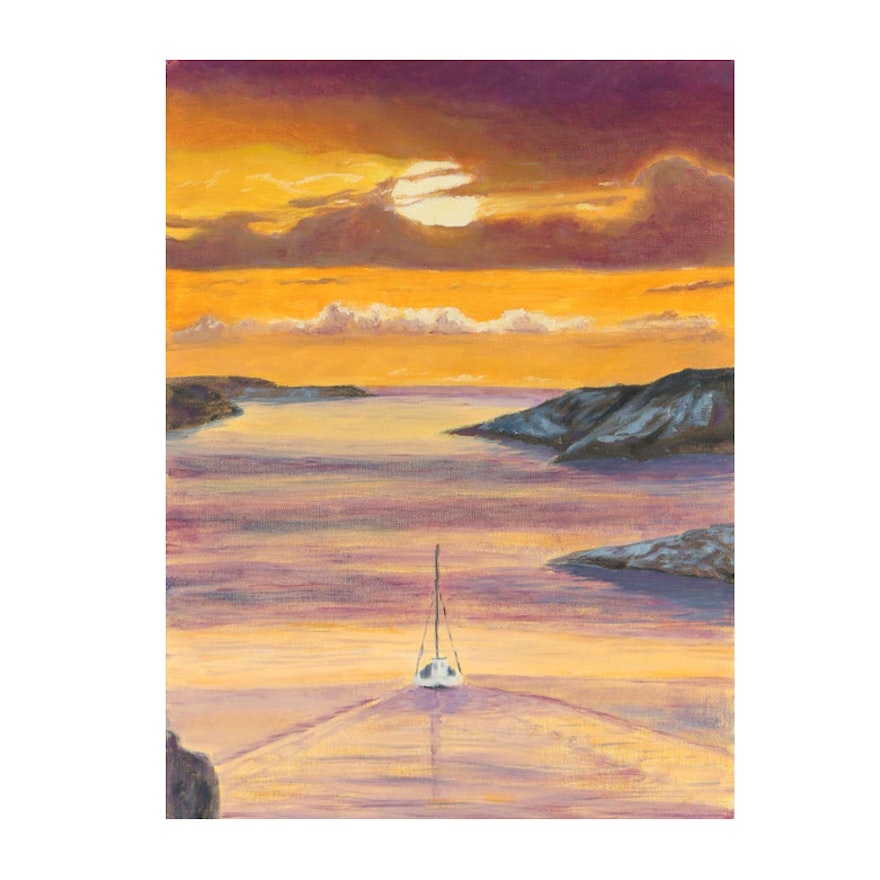 Oil Painting of Seascape