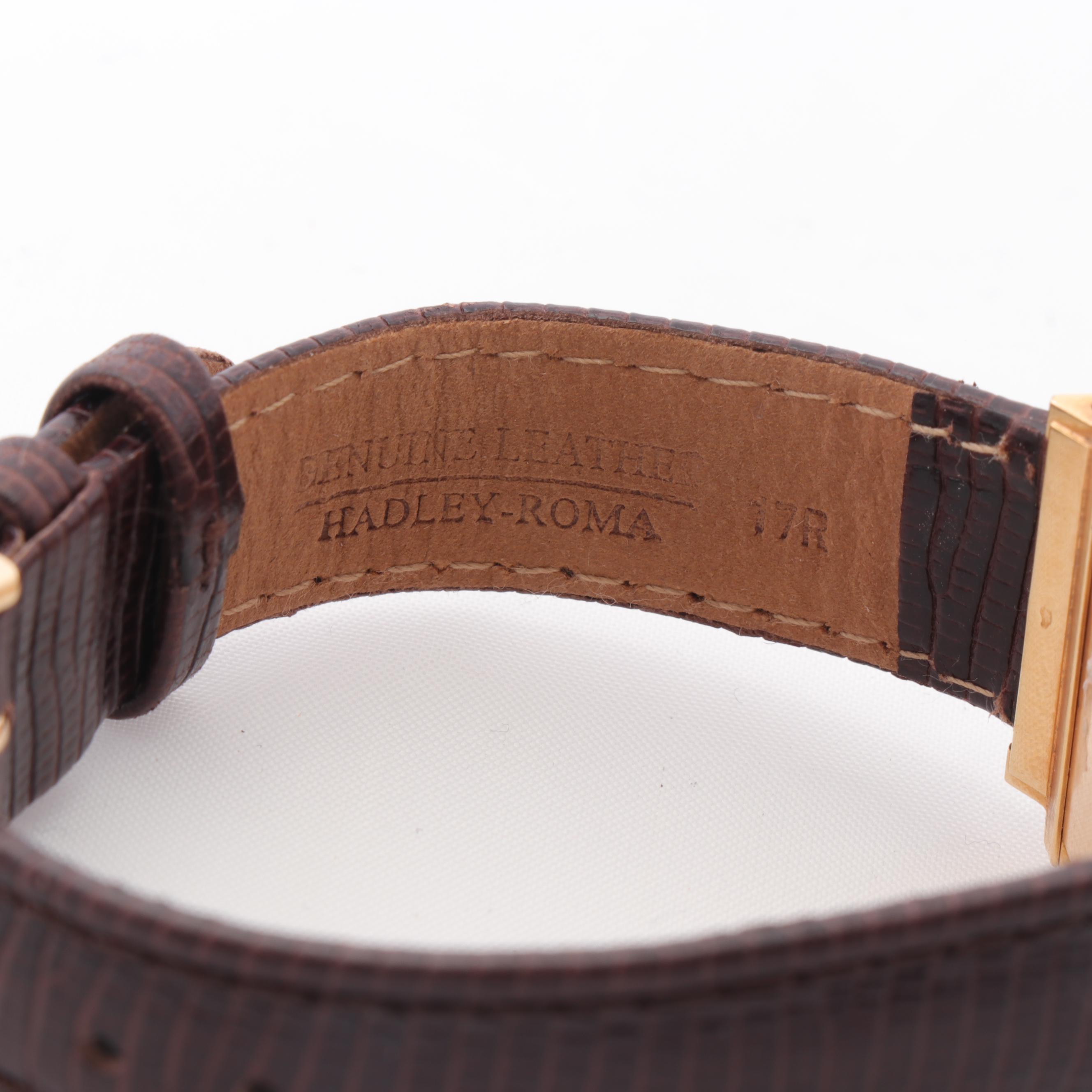 18K Yellow Gold Boucheron Carre Clou de Paris 25MM Watch with Sapphire Crown