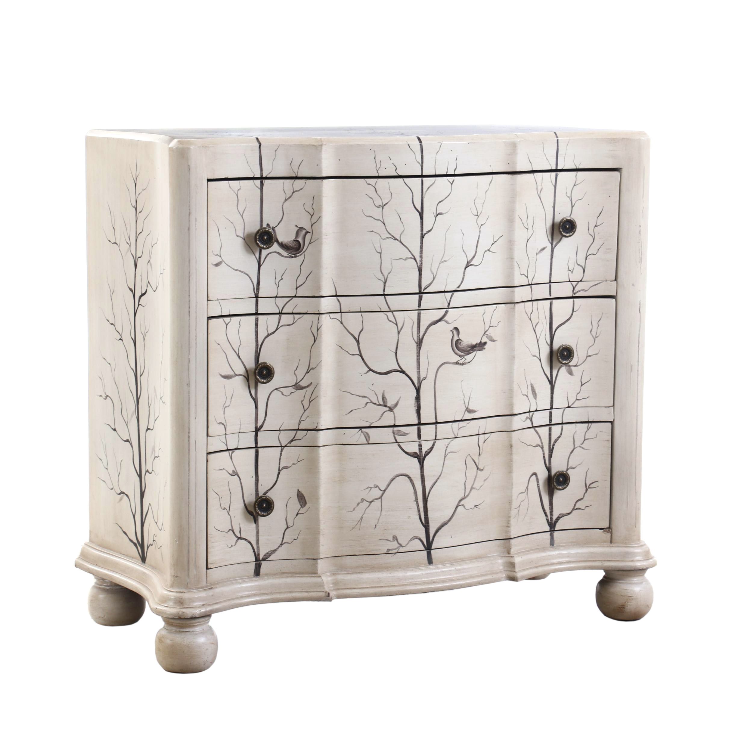 Chest of Drawers with Hand-Painted Designs