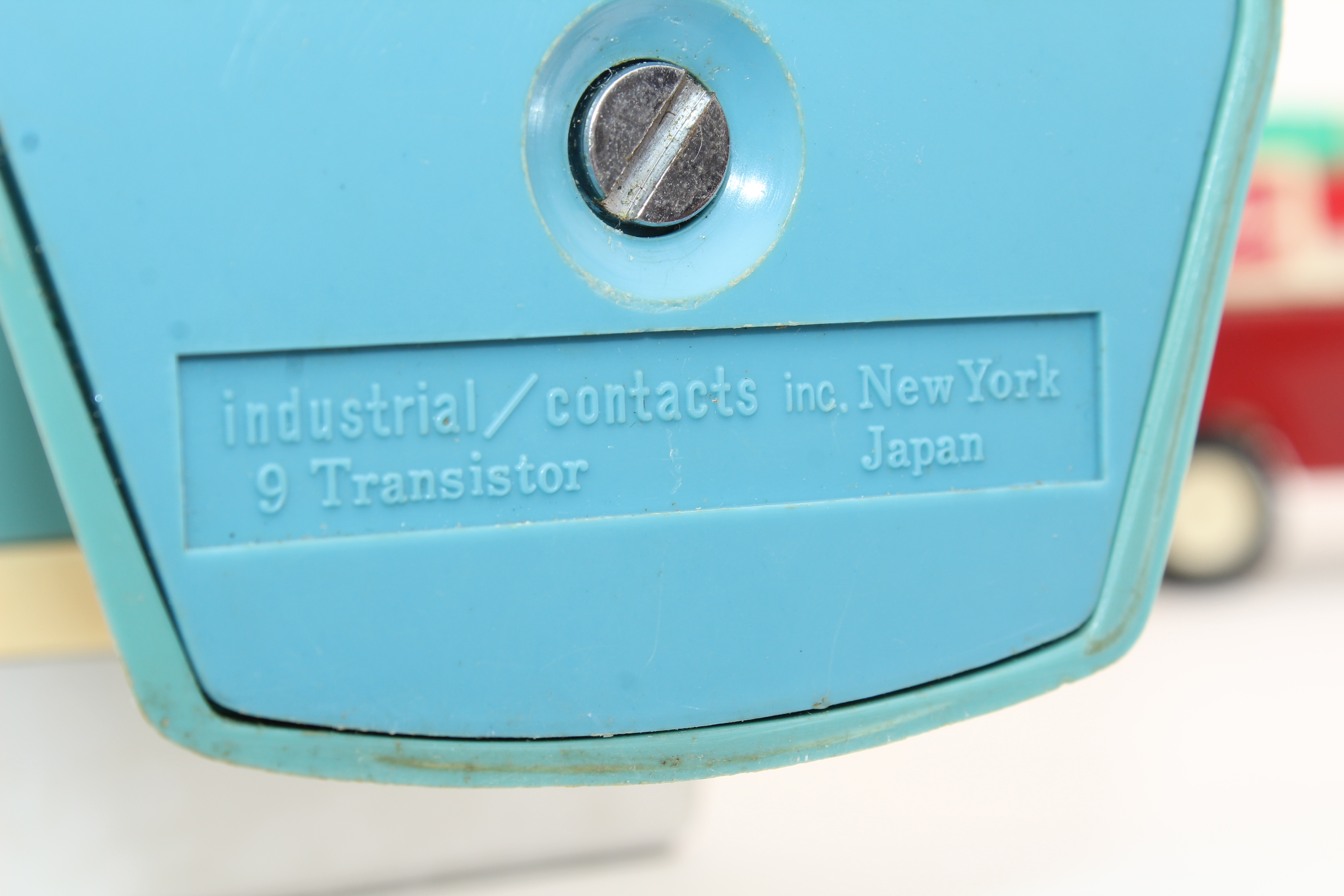 1960's Pepsi Dispenser Style Transistor Radio and Buddy L Cola Toy Truck