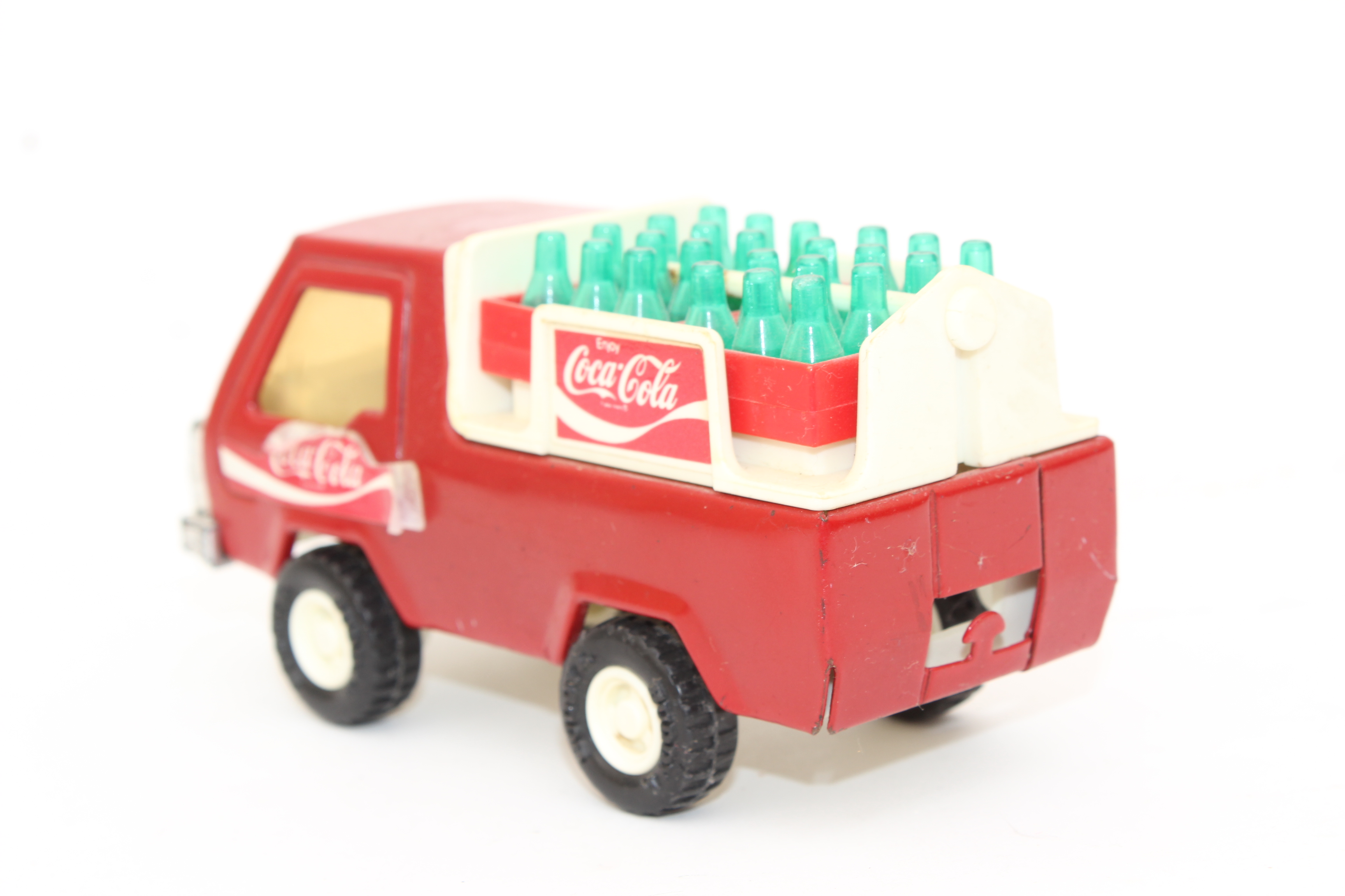 1960's Pepsi Dispenser Style Transistor Radio and Buddy L Cola Toy Truck