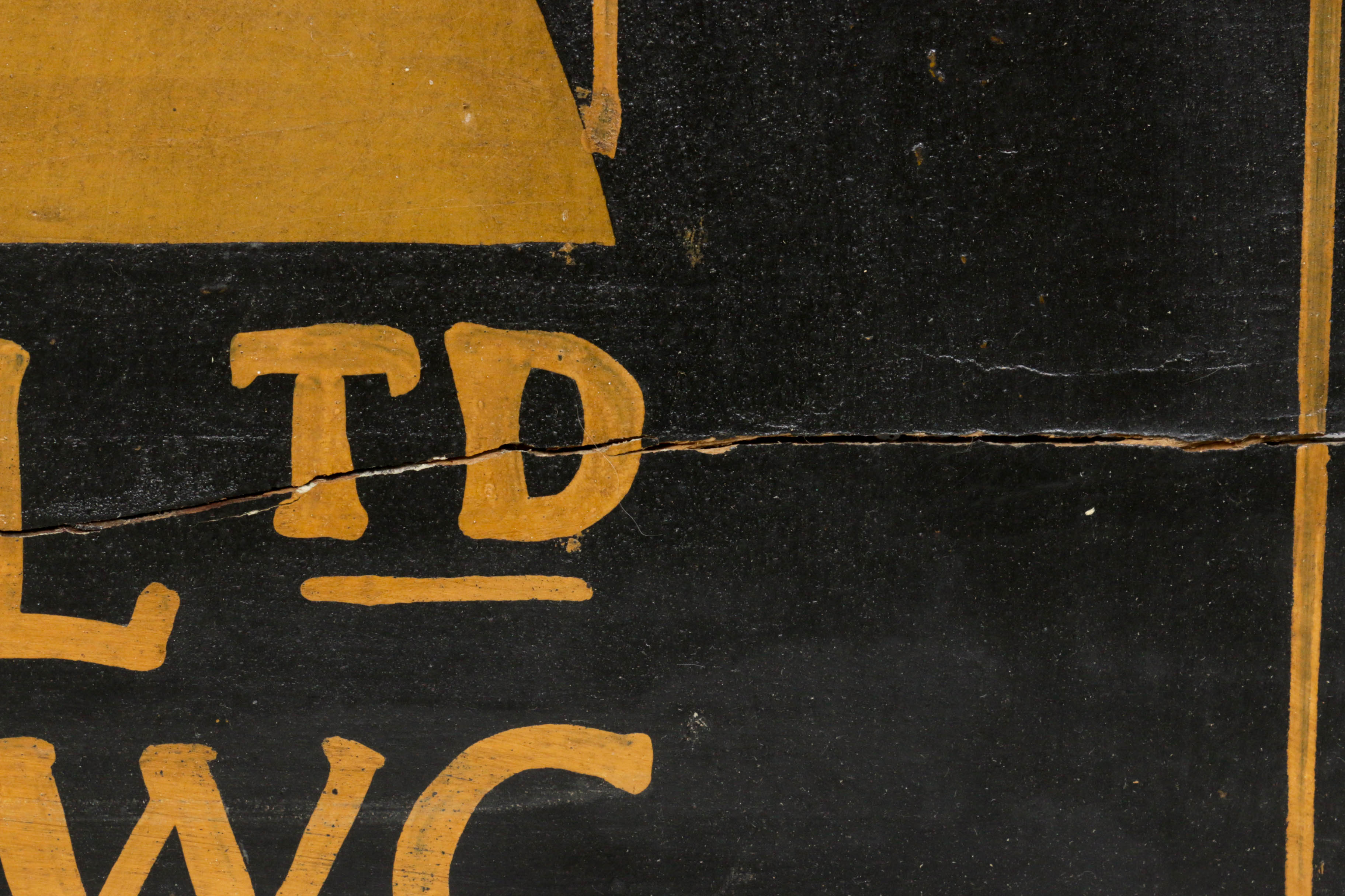 British London Autocar Company Model-T Ford Wood Advertising Sign, Circa 1914