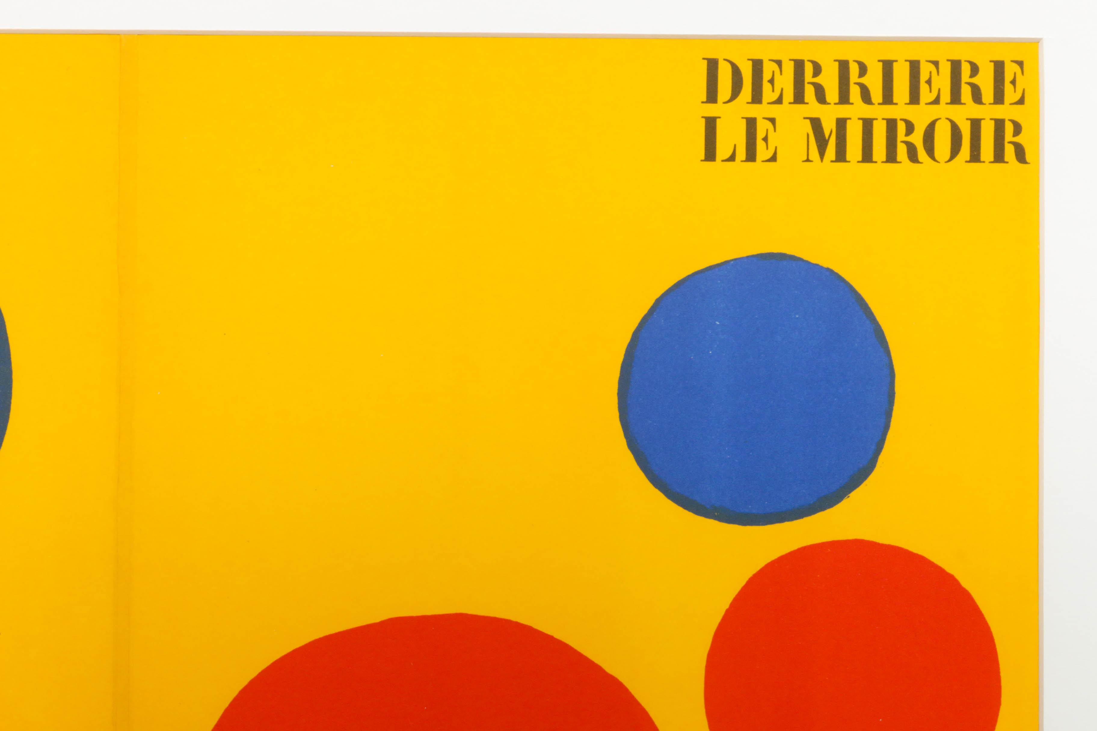 Alexander Calder Color Lithograph for "Derrière le Miroir"