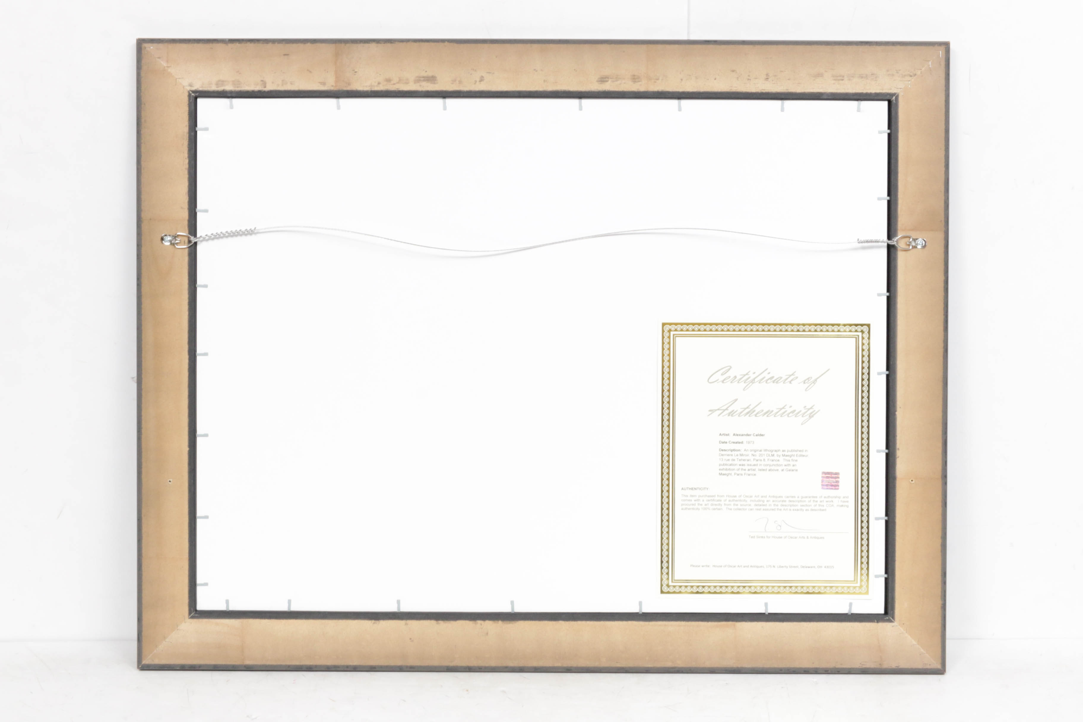 Alexander Calder Color Lithograph for "Derrière le Miroir"