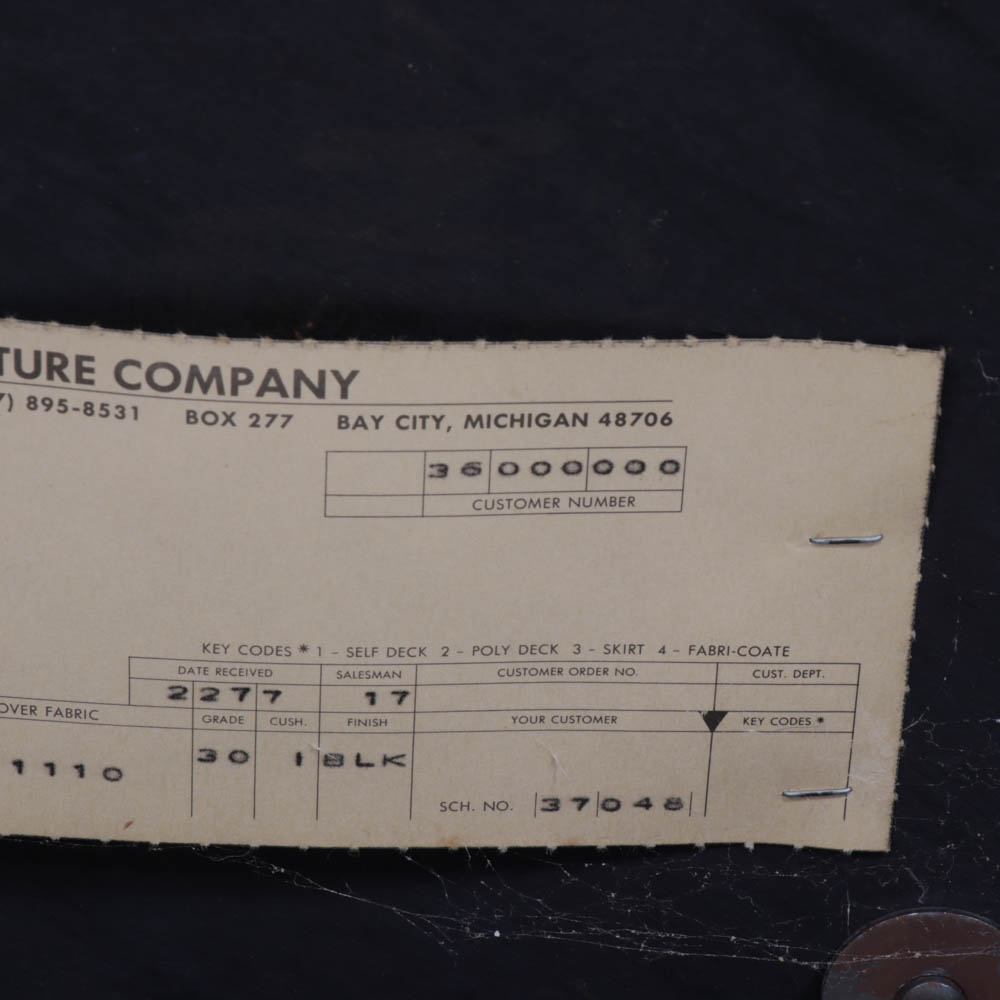 Mid Century Modern Wieland Furniture Co. Triangle Lounge Chair