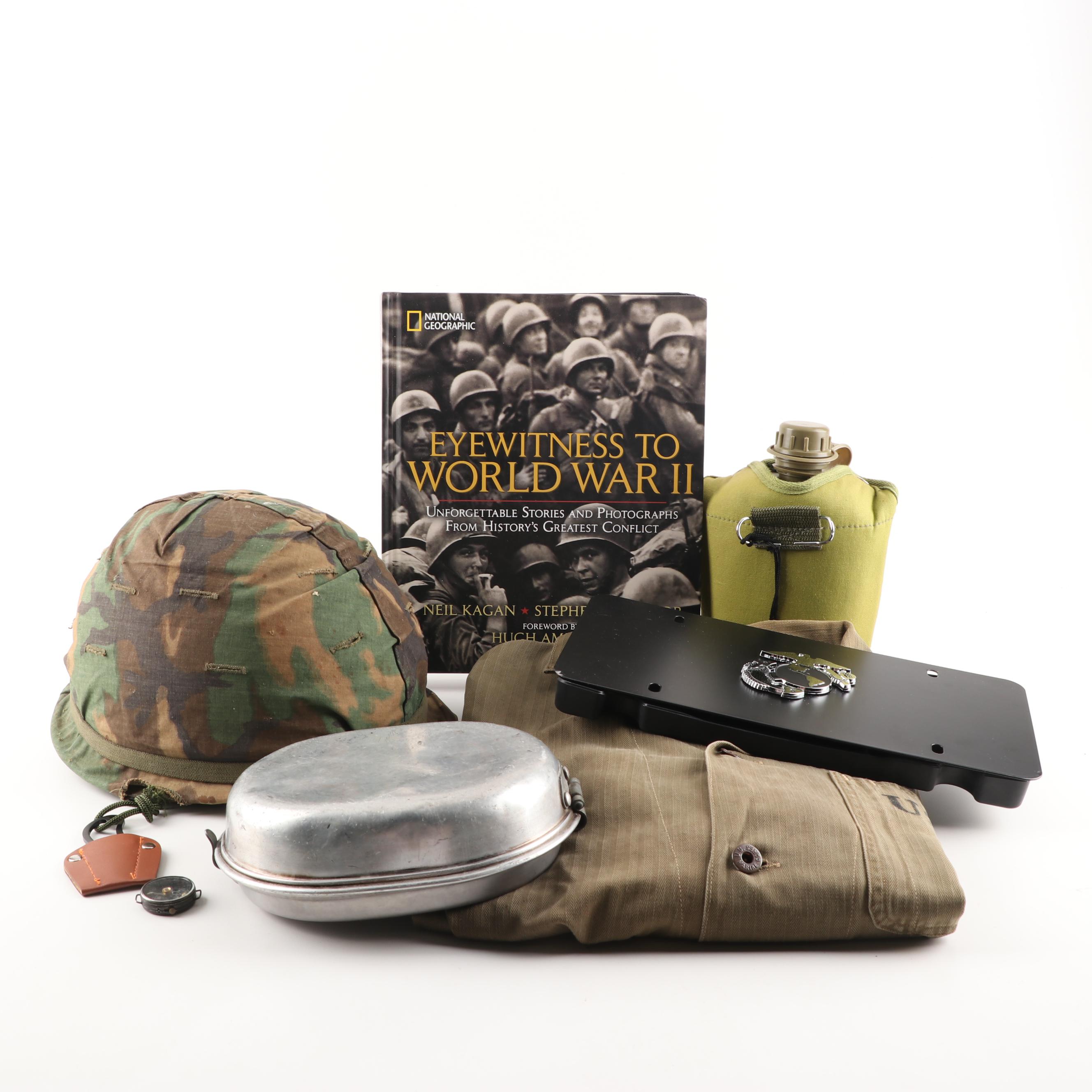 United States Marine Corps Grouping and Japanese Wrist Compass