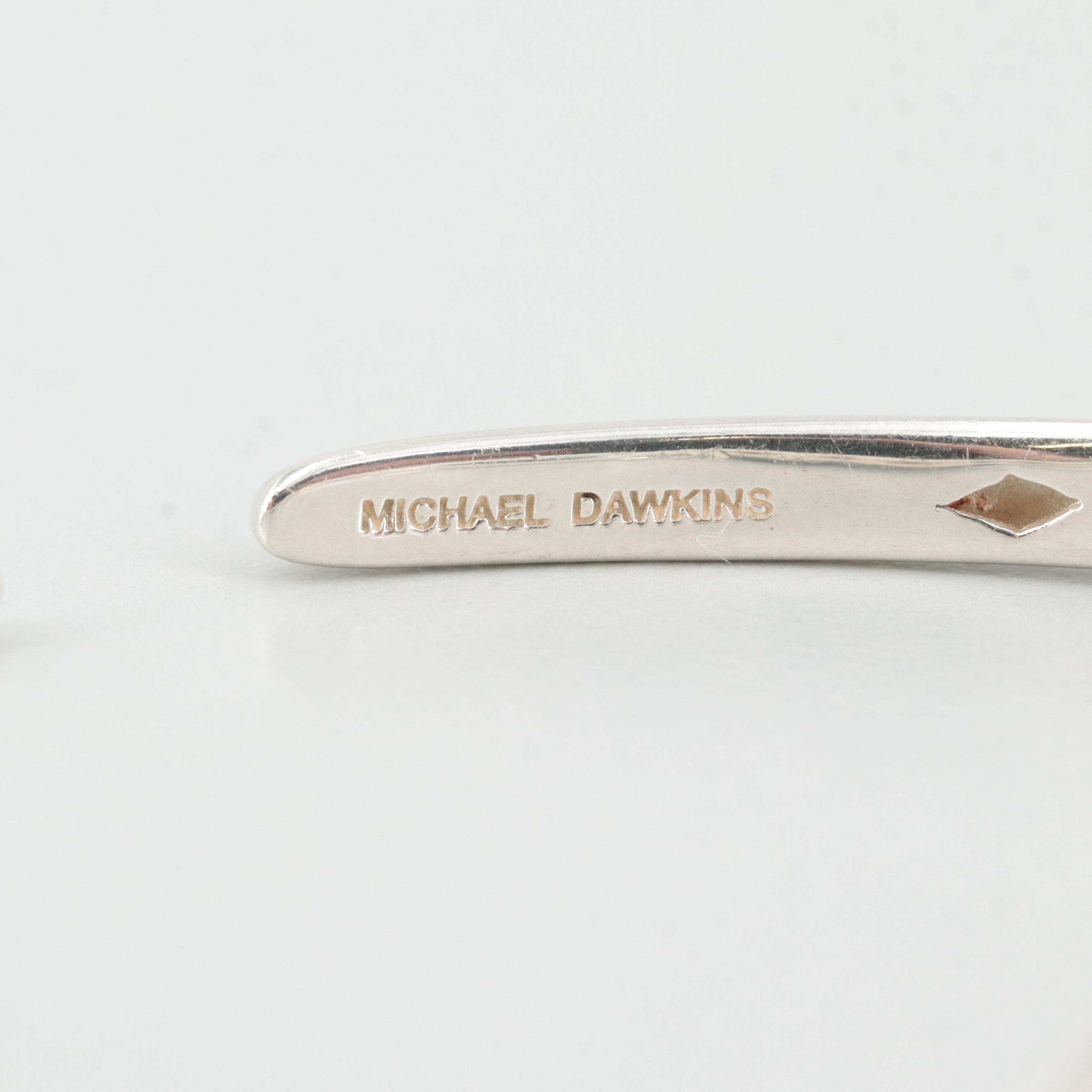 Michael Dawkins Sterling Silver Topaz Bracelet