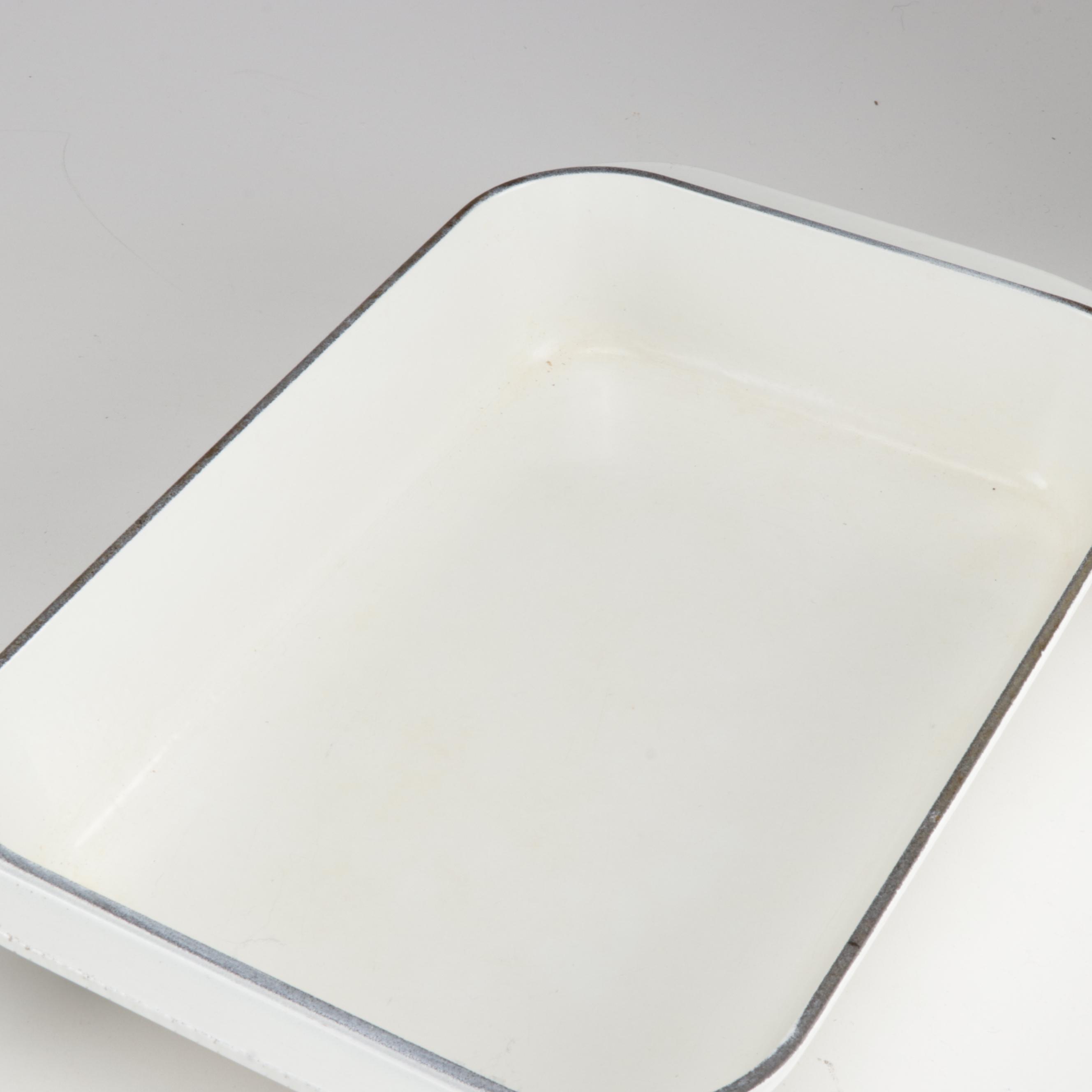 Williams-Sonoma Le Creuset White Enameled Cast Iron Cookware