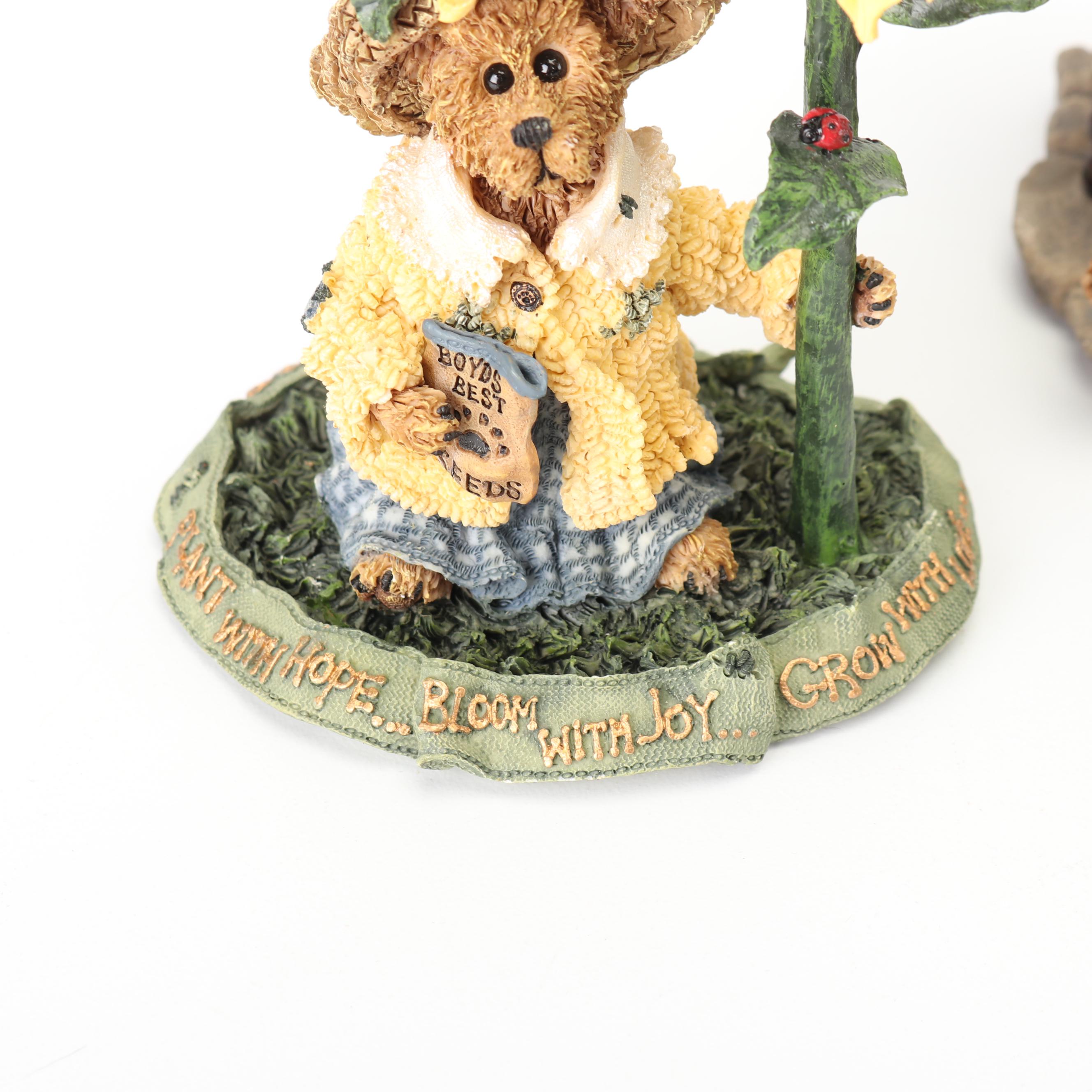 Boyds Bears and Friends "The Bearstone Collection" Resin Figurines
