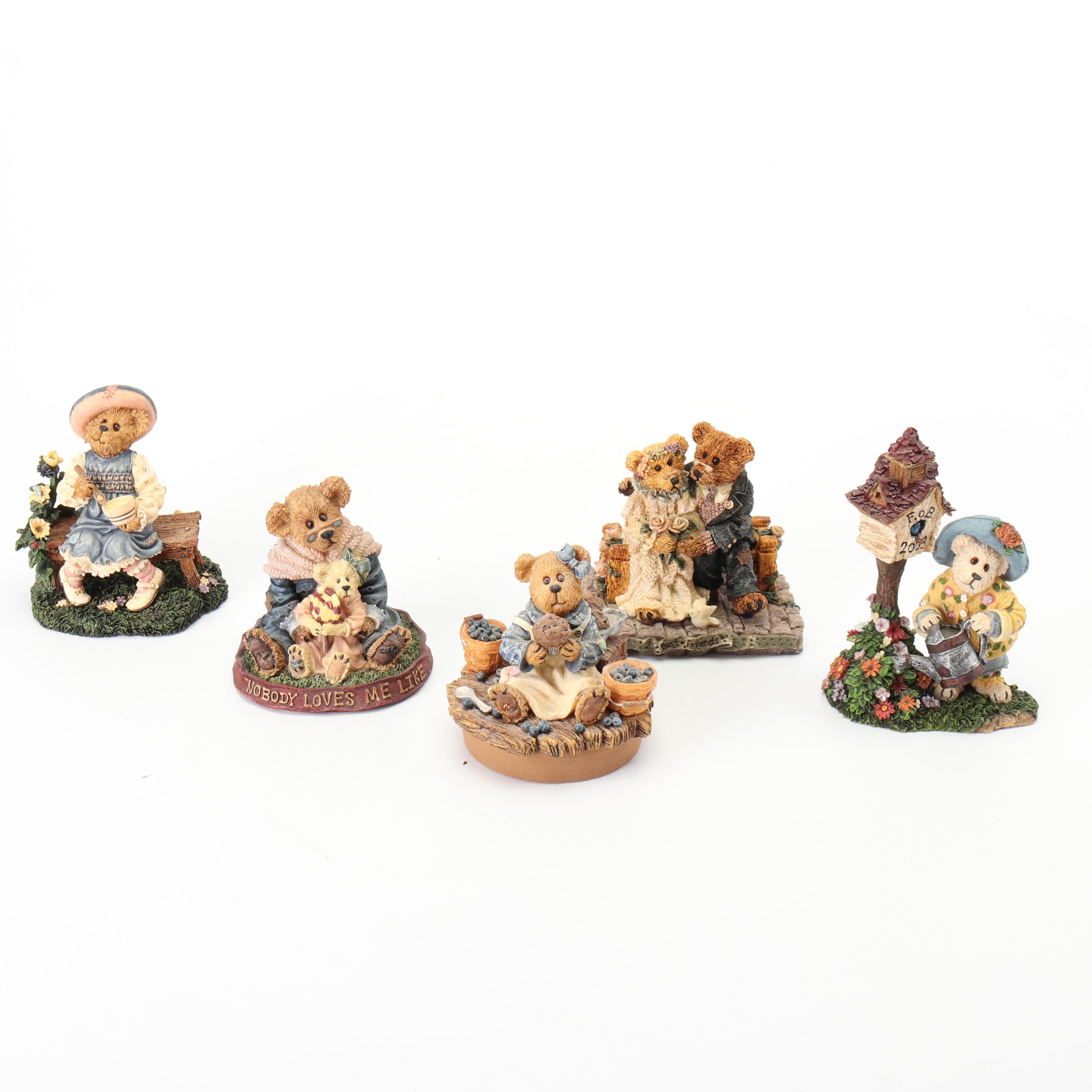 Boyds Bears and Friends "The Bearstone Collection" Resin Figurines