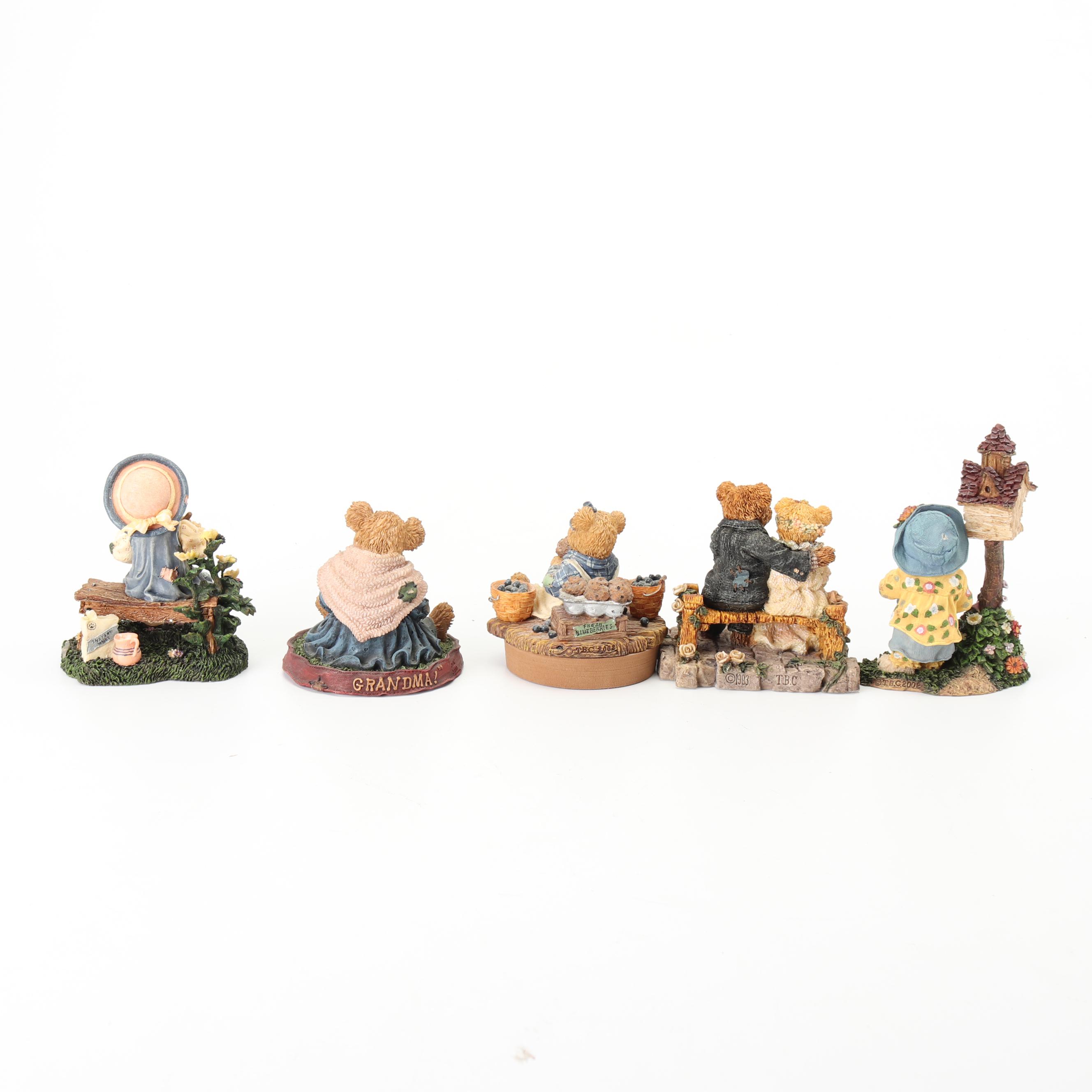 Boyds Bears and Friends "The Bearstone Collection" Resin Figurines