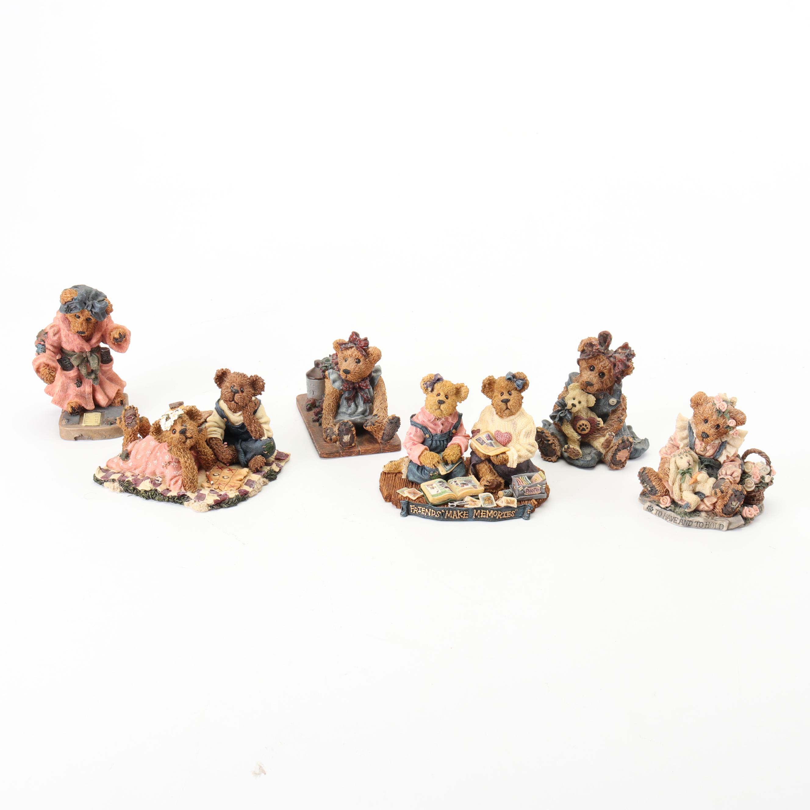 Boyds Bears and Friends "The Bearstone Collection" Resin Figurines