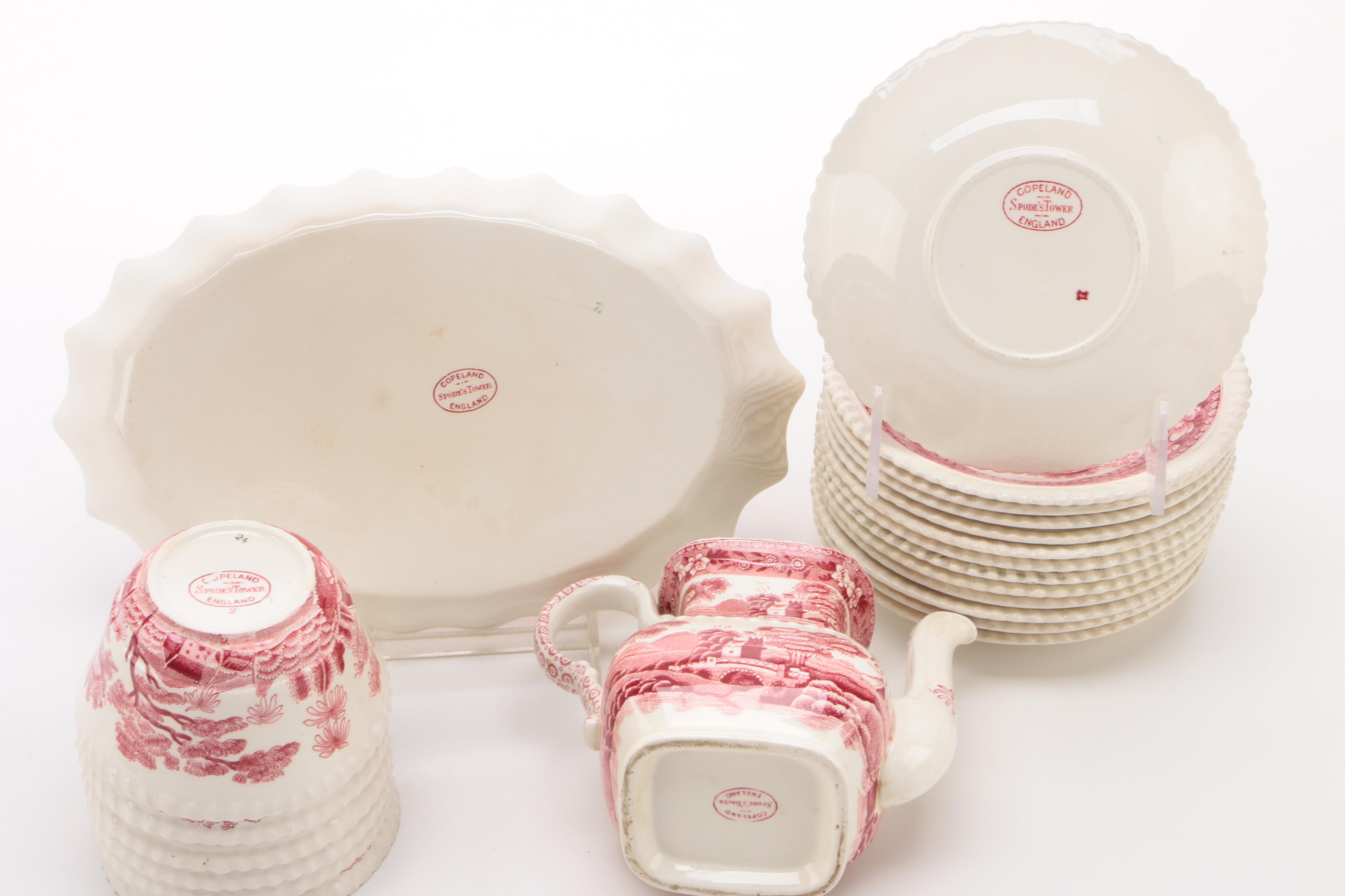 Spode "Spode's Tower" Porcelain Dinnerware, 1954 - 2007