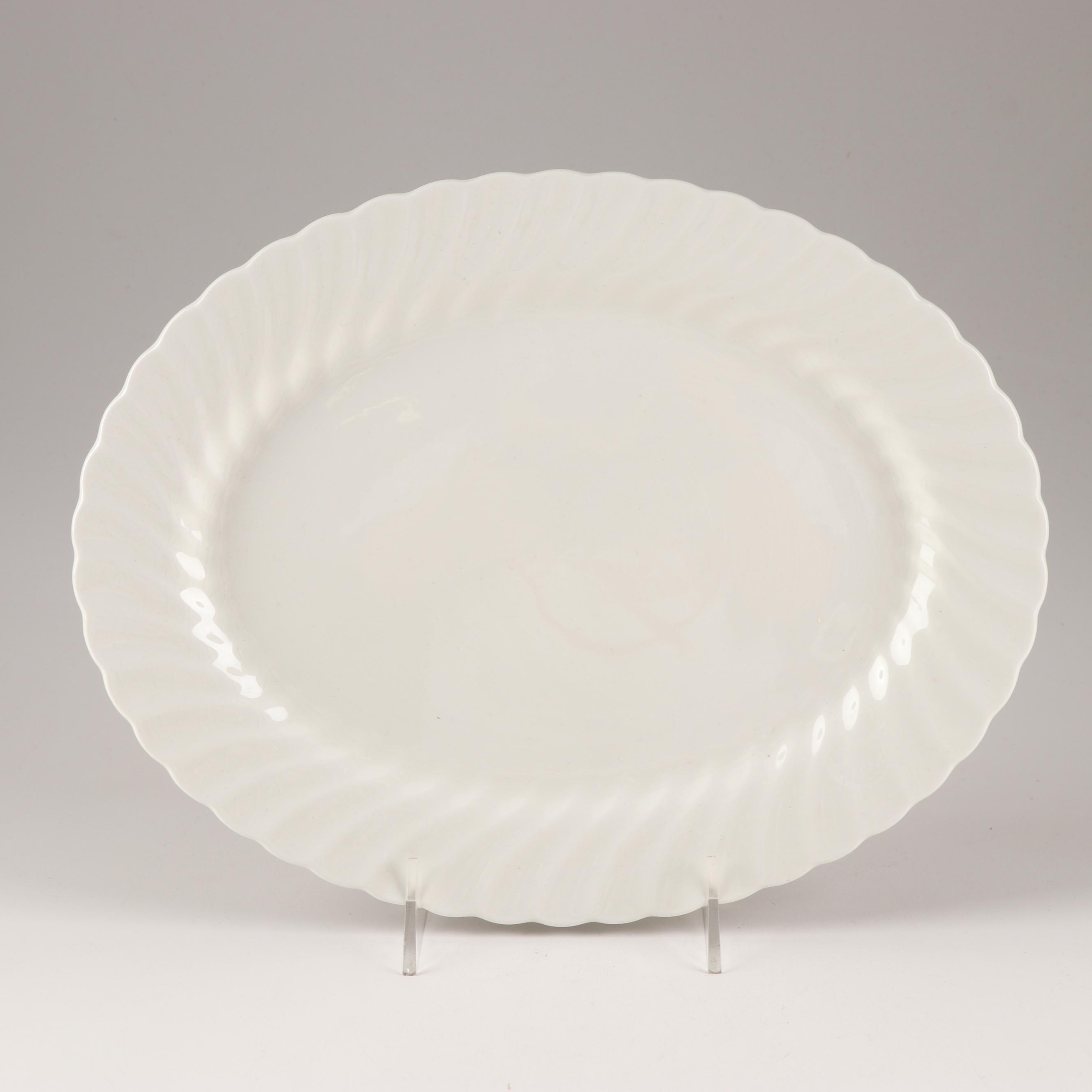 Johnson Brothers "Regency" White Swirled Dinnerware