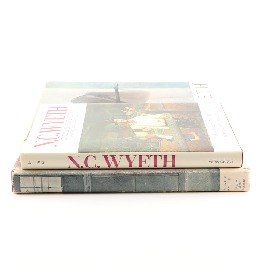 Art Books Featuring N.C. Wyeth and Andrew Wyeth