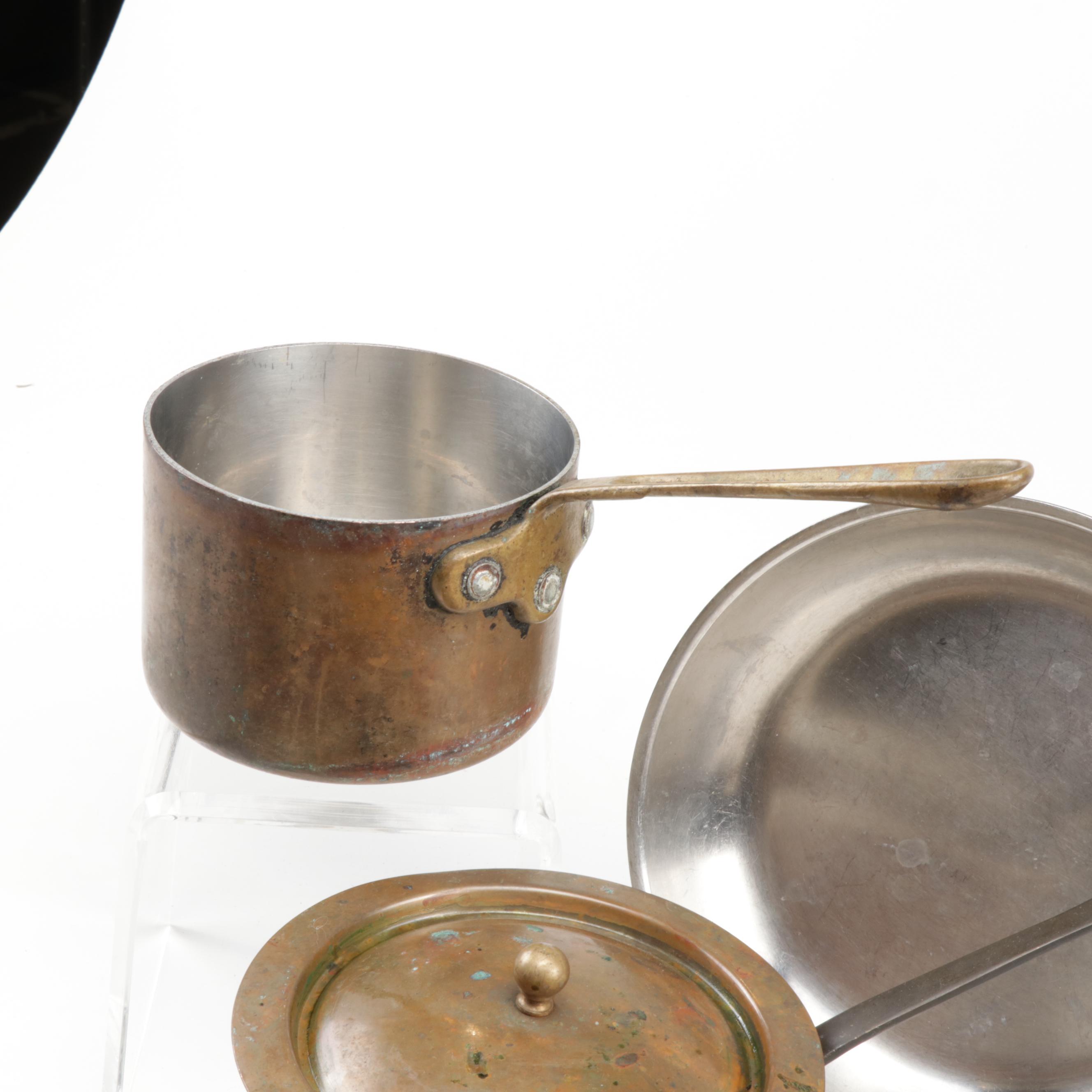 B&M Douro & Cop R Chef Vintage All-Clad Copper & Porcelain Cookware