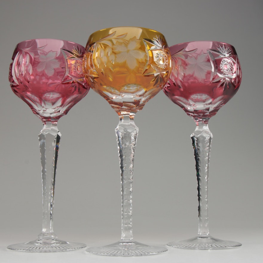 Cut to Clear Crystal Wine Glasses