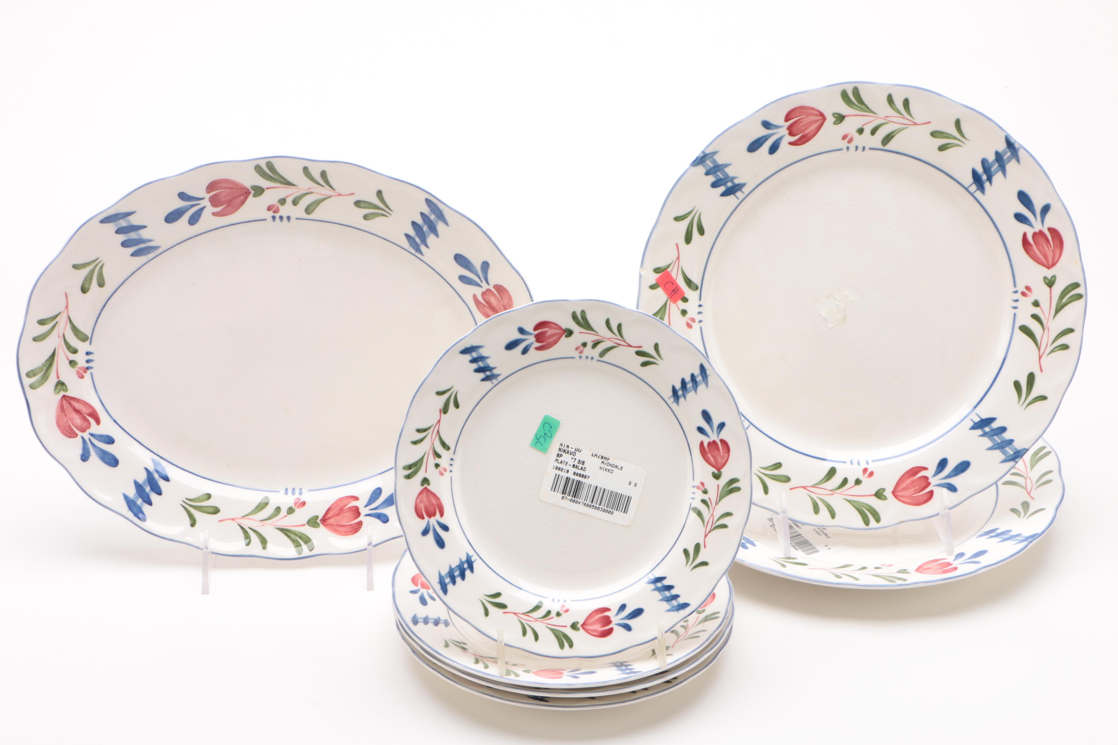 Nikko "Avondale" Ceramic Dinnerware, 1986 - 2004