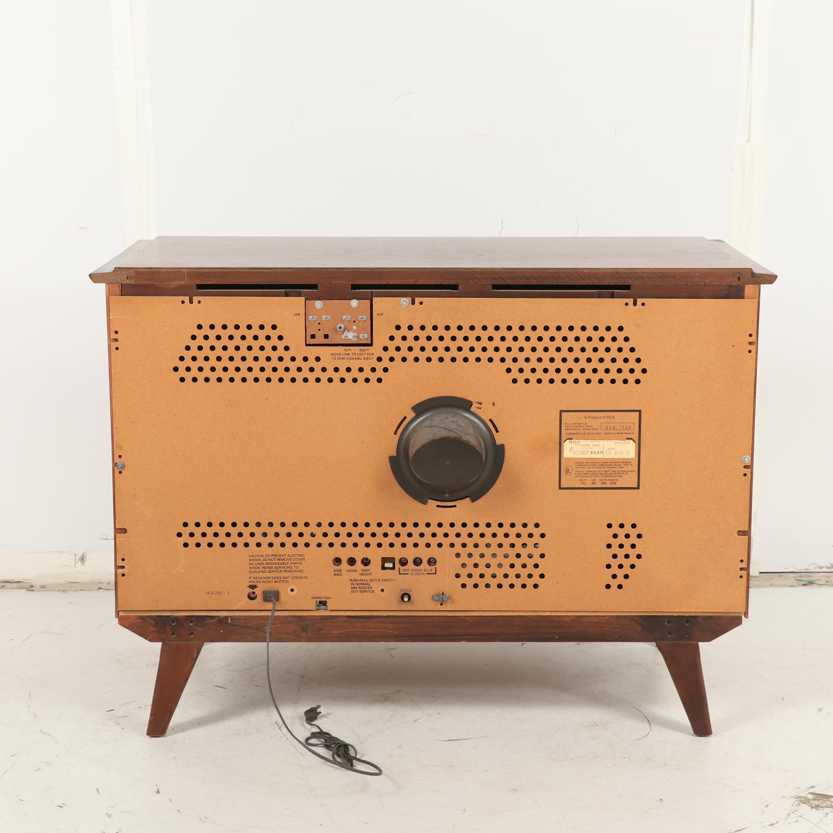 RCA AccuColor Television, 1972