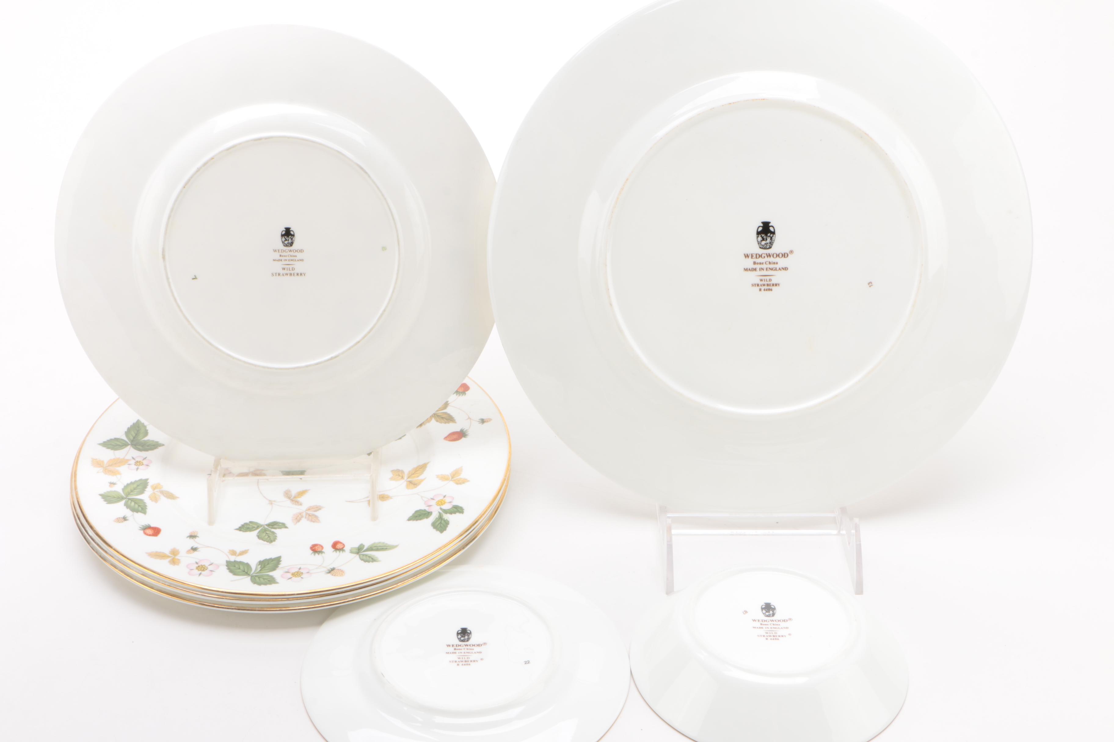 Wedgwood "Wild Strawberry" and "Strawberry Hill" China Dinnerware