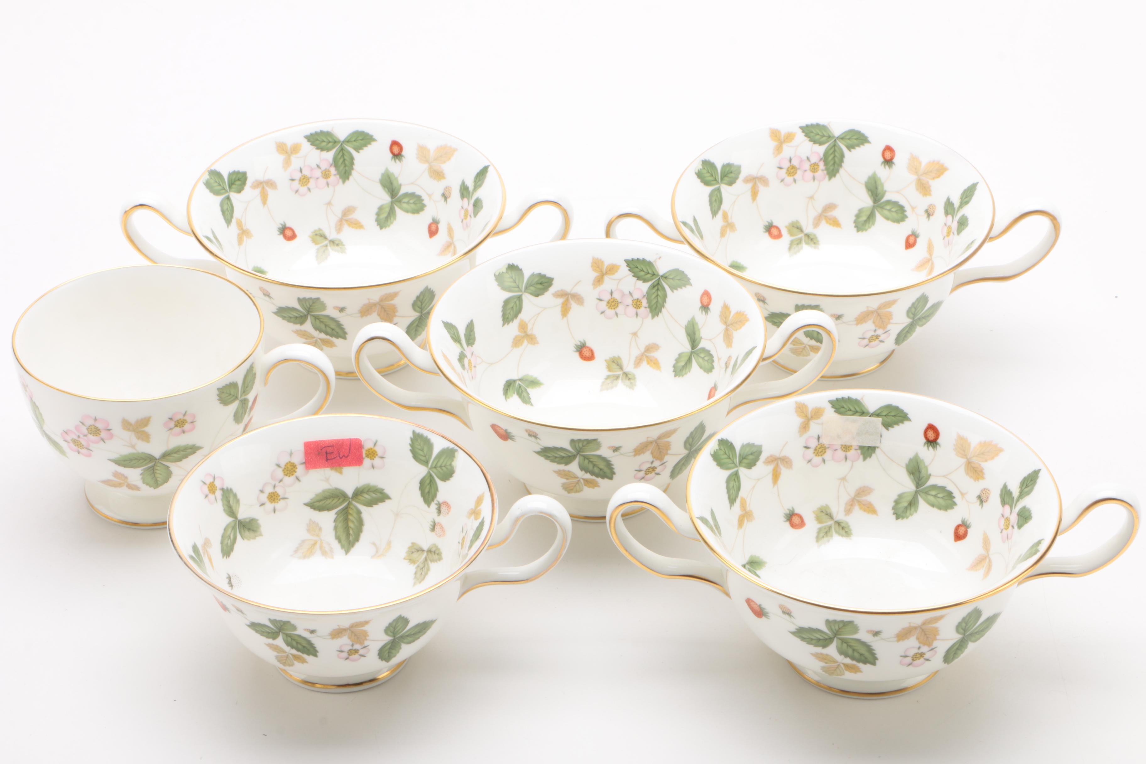 Wedgwood "Wild Strawberry" and "Strawberry Hill" China Dinnerware