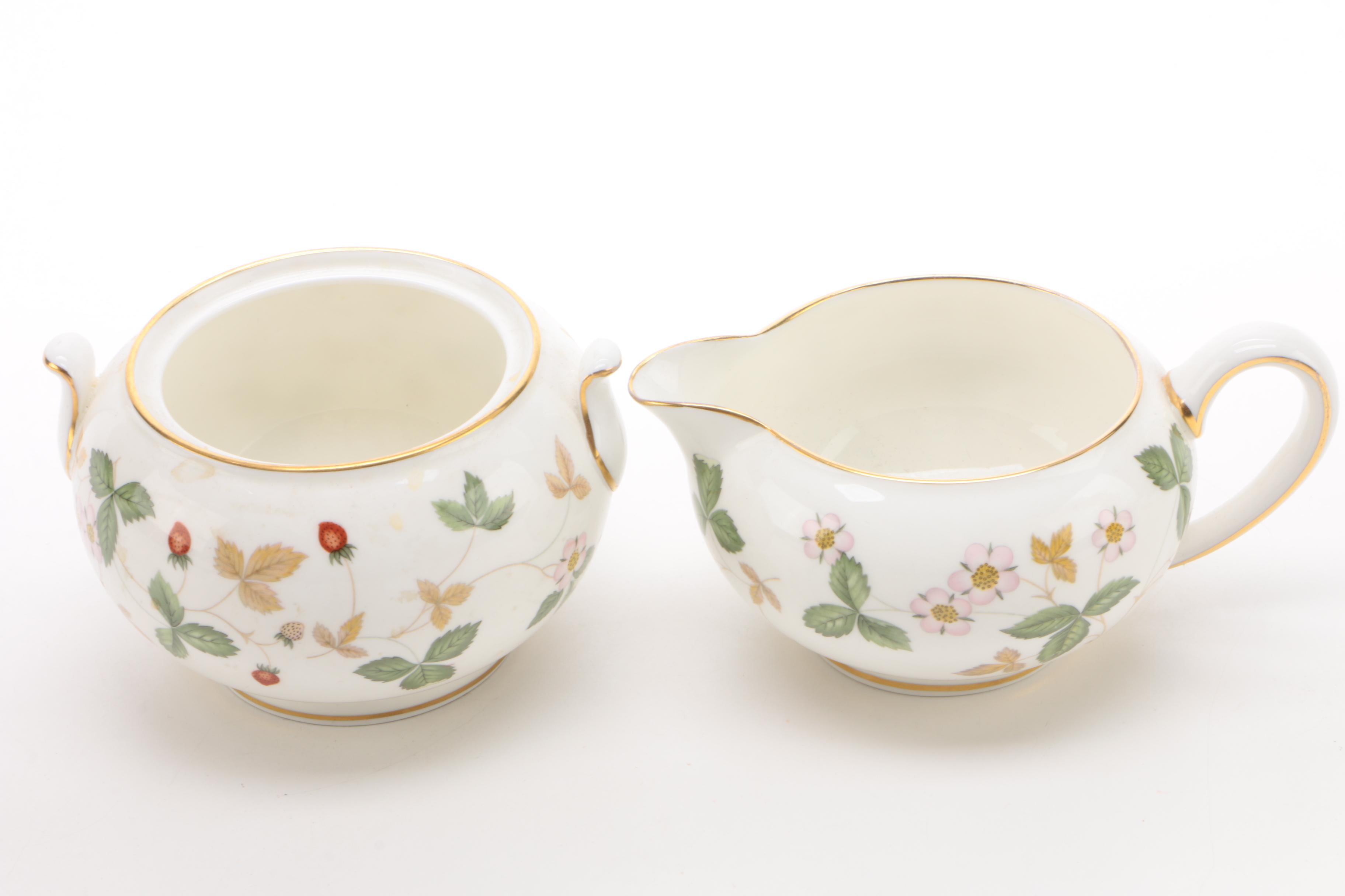 Wedgwood "Wild Strawberry" and "Strawberry Hill" China Dinnerware