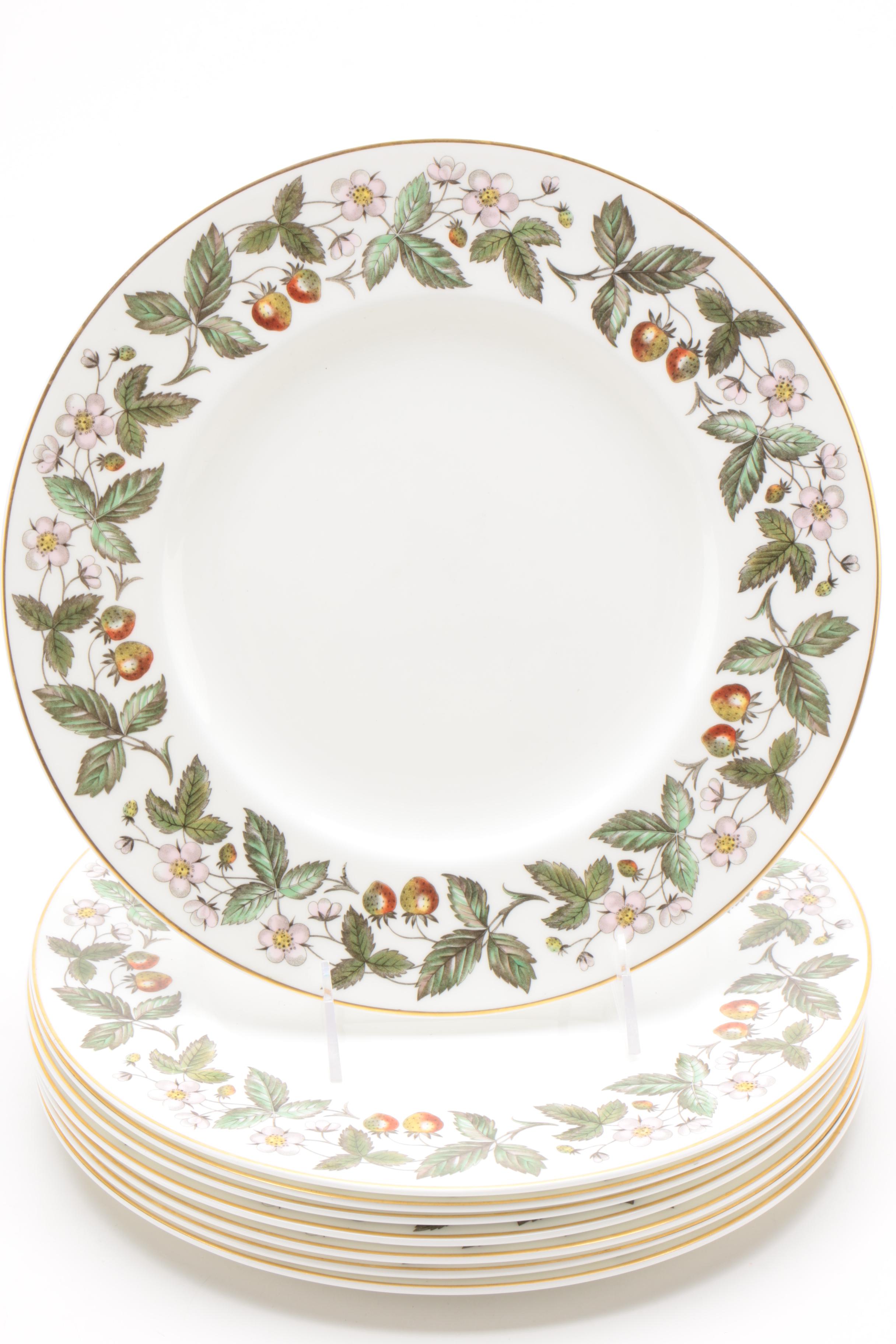 Wedgwood "Wild Strawberry" and "Strawberry Hill" China Dinnerware