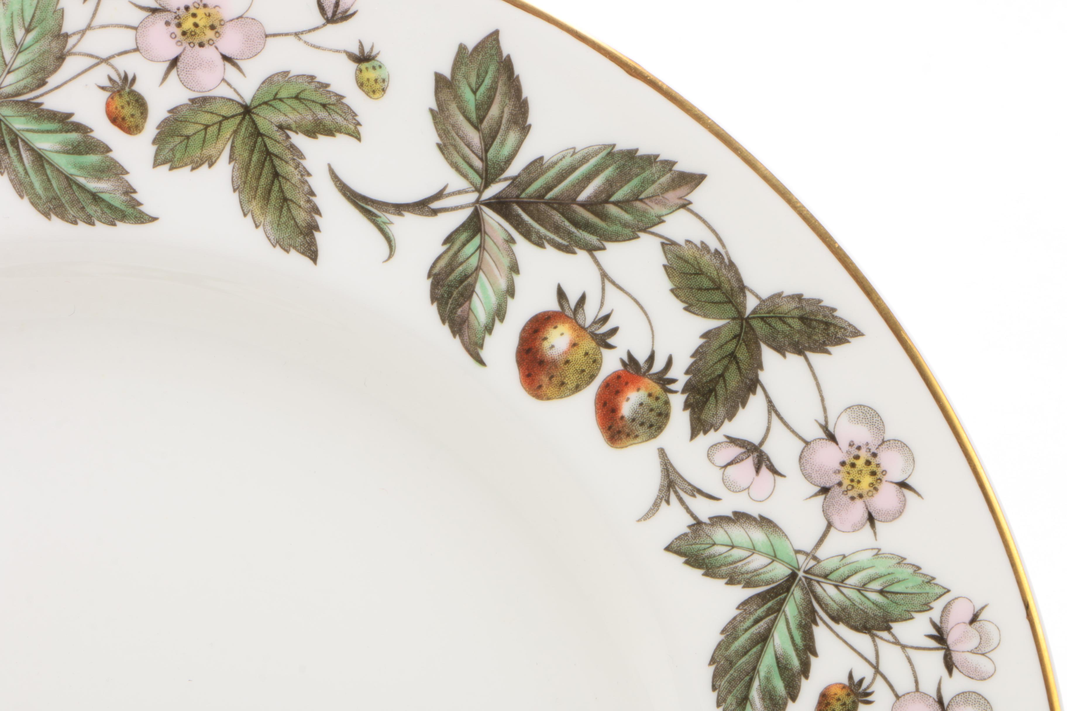 Wedgwood "Wild Strawberry" and "Strawberry Hill" China Dinnerware