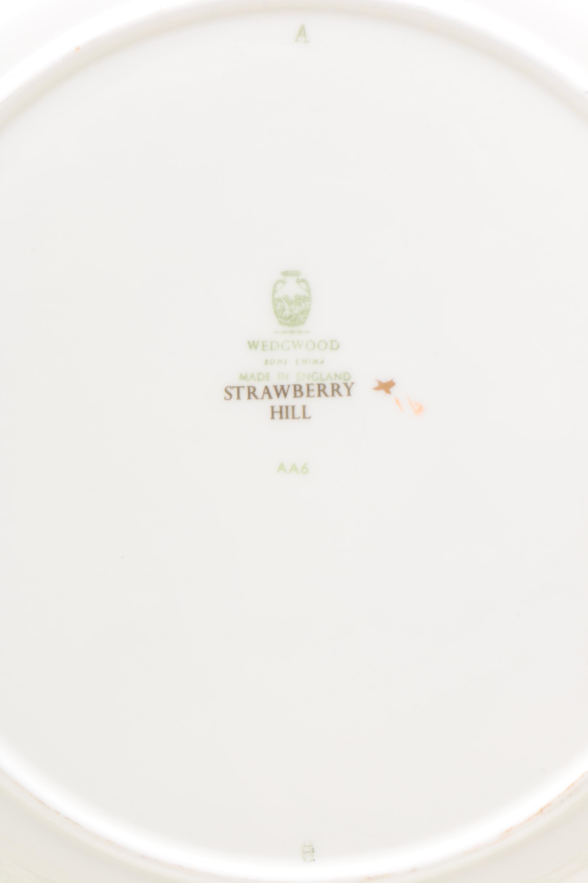 Wedgwood "Wild Strawberry" and "Strawberry Hill" China Dinnerware