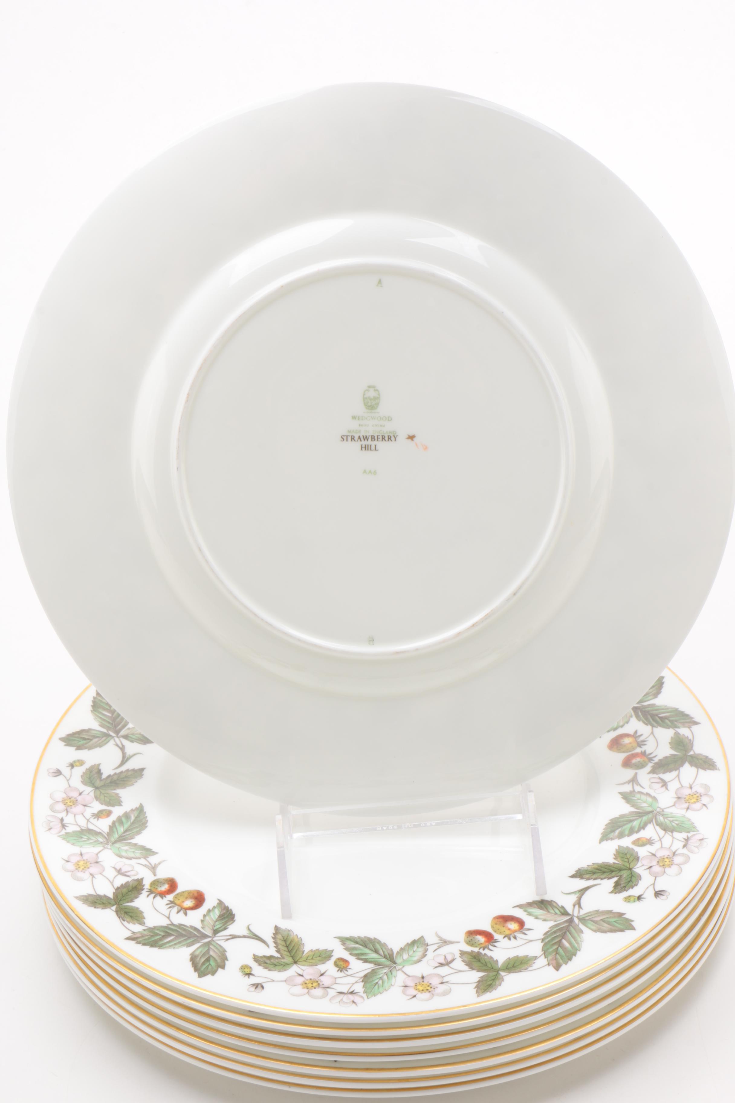 Wedgwood "Wild Strawberry" and "Strawberry Hill" China Dinnerware