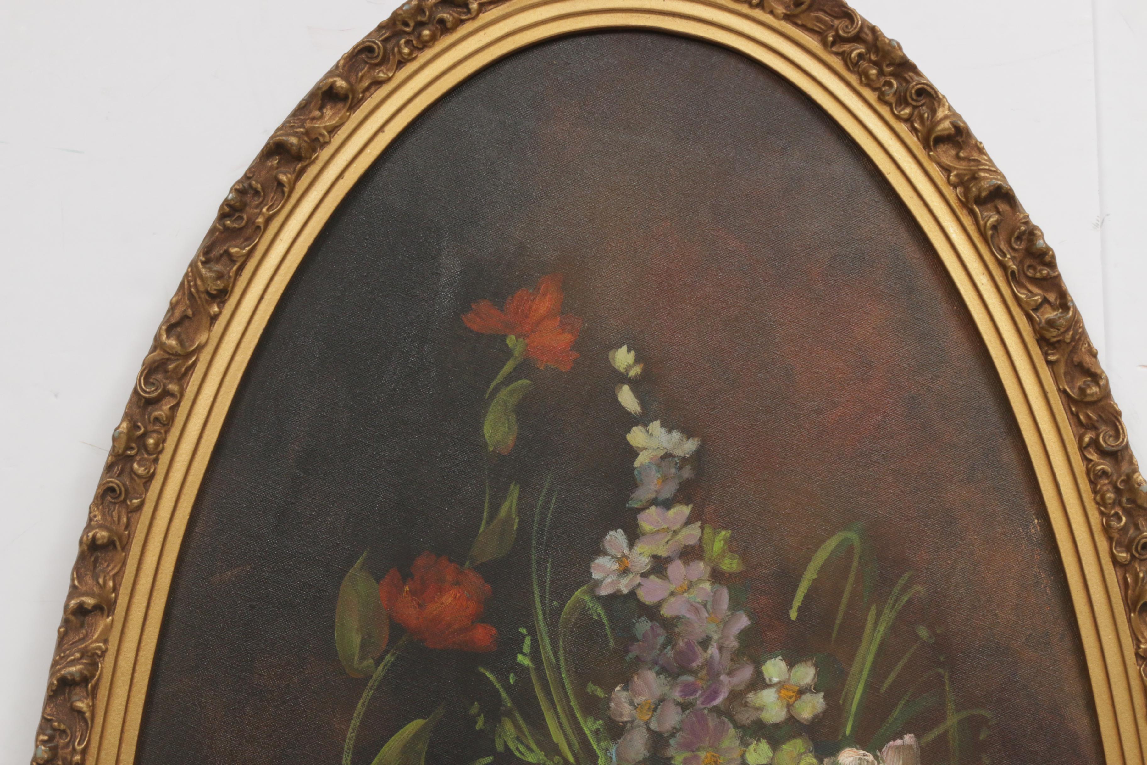 J. Meisel Still Life Oil Painting