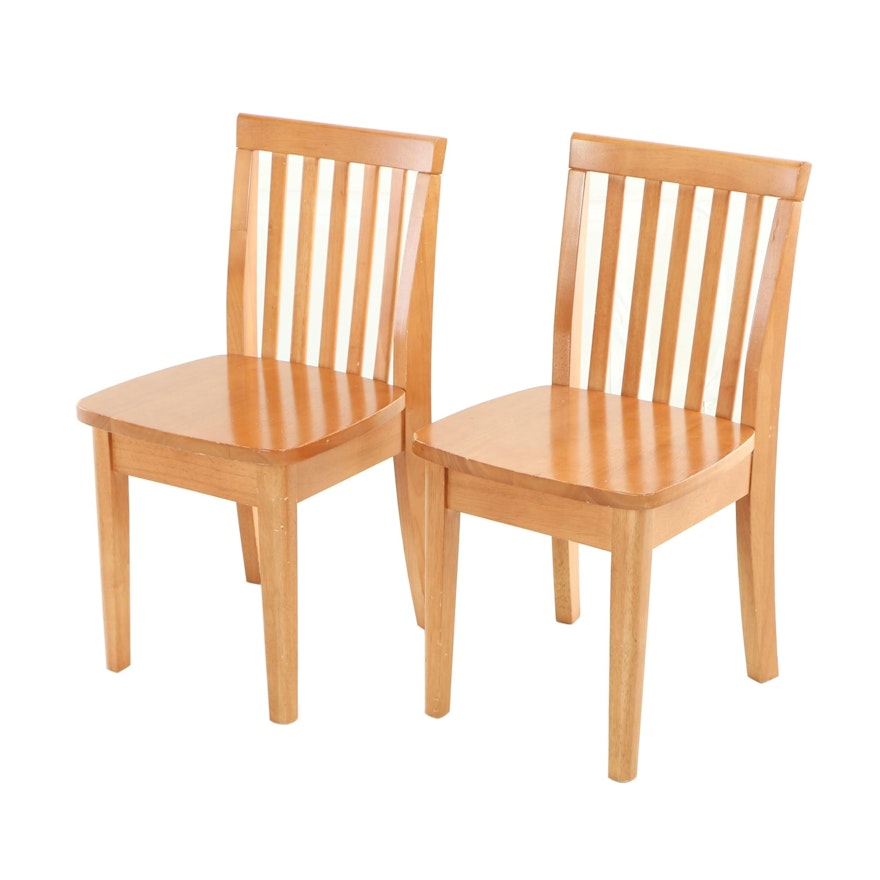 Pair of Contemporary Child's Side Chairs