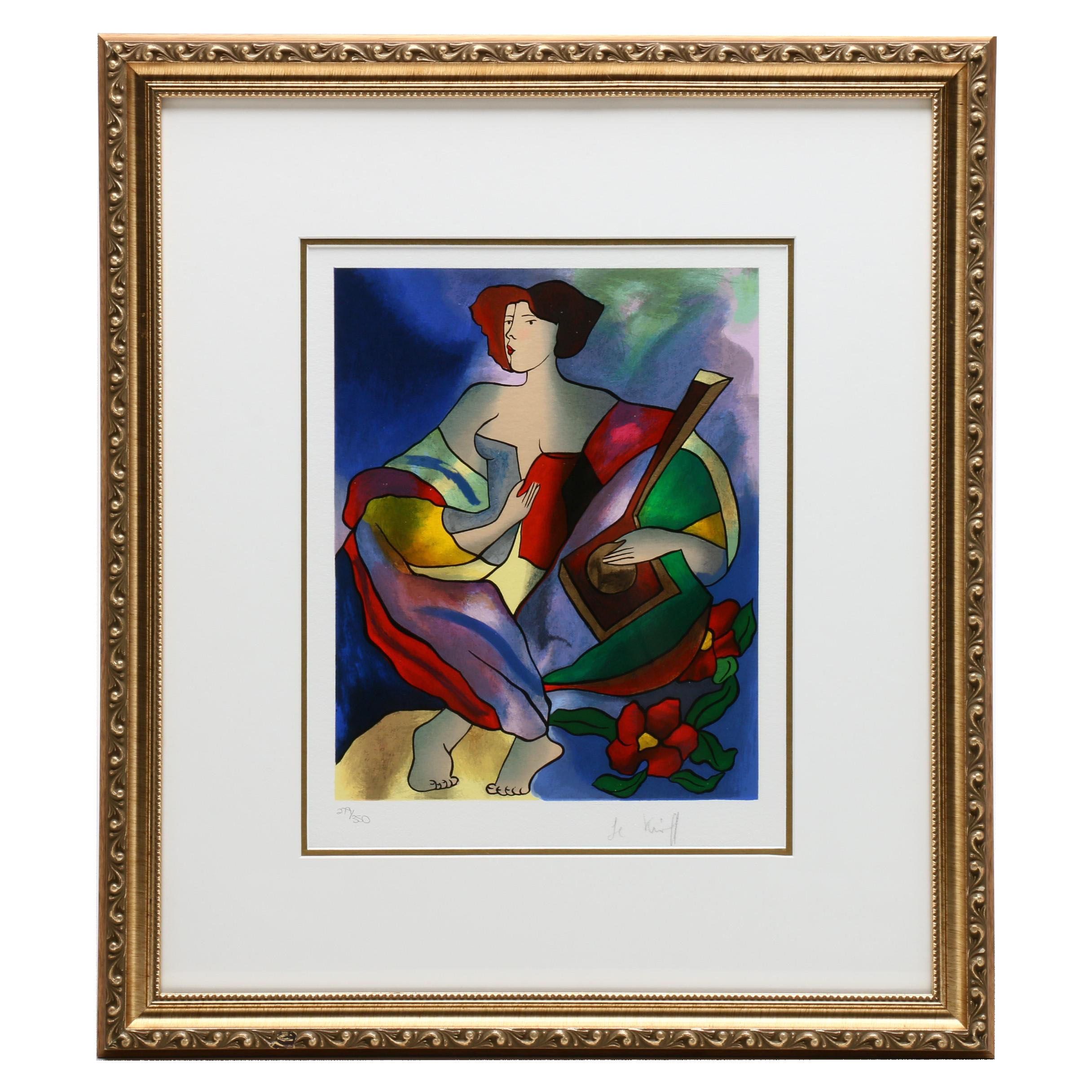 Linda Le Kinff Limited Edition Serigraph "Nuit d'Orient"