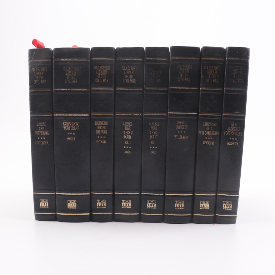 1980s "Collector's Library of the Civil War" Facsimile Eight Volume Partial Set