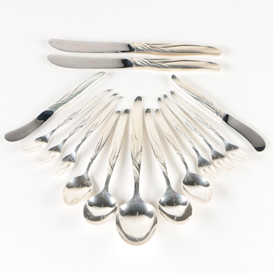 Towle Sterling Silver "Southwind" Flatware, Mid-Century